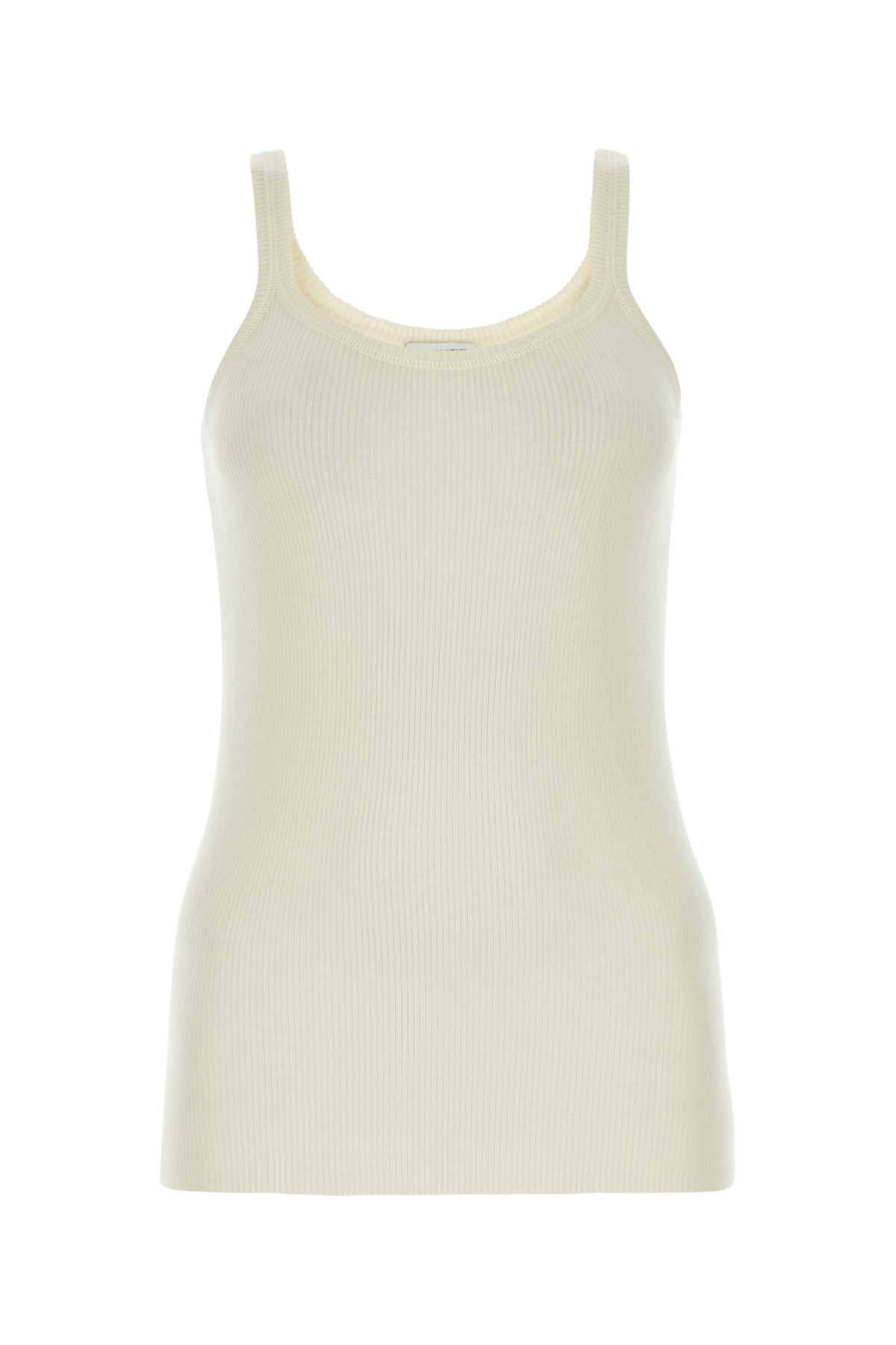 Bottega Veneta Women Ivory Wool Tank Top by Luosophy
