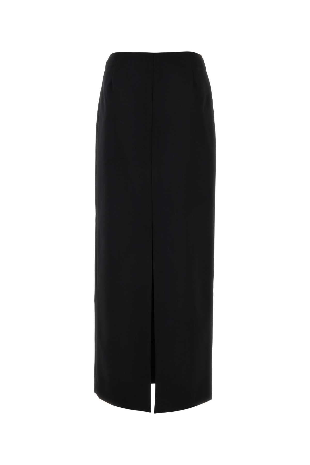Givenchy Women Black Wool Blend Skirt DestGlow
