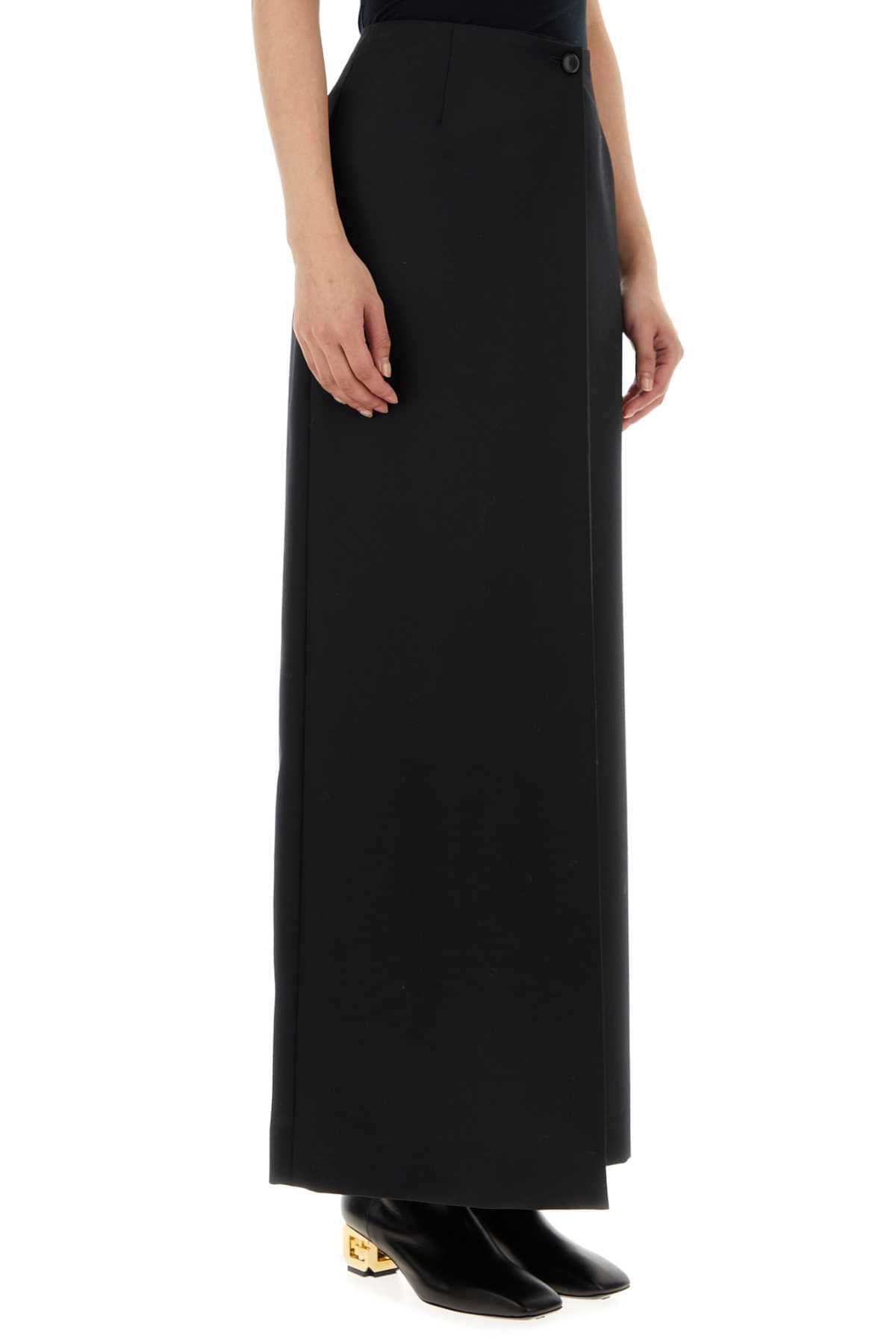 Givenchy Women Black Wool Blend Skirt DestGlow