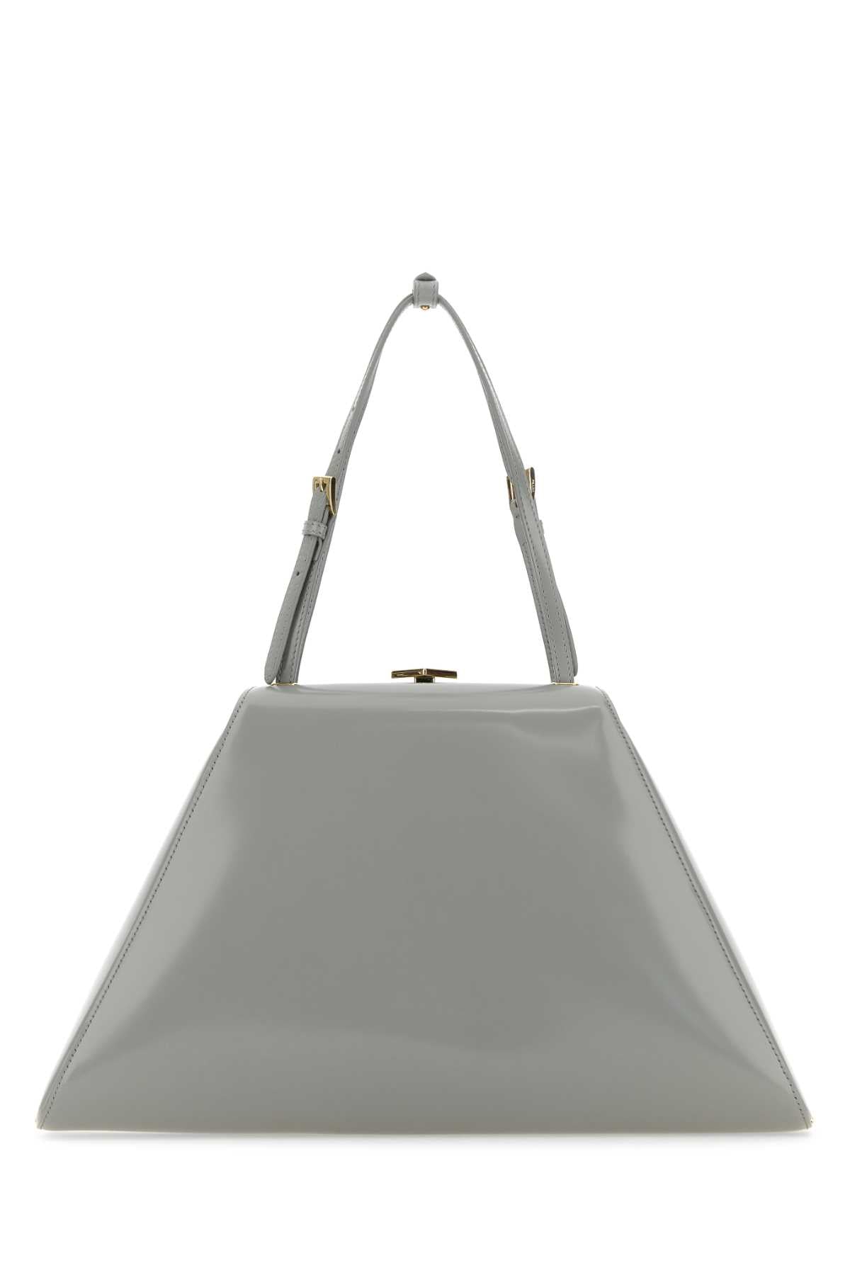 Prada Women Light Grey Leather Handbag DestGlow