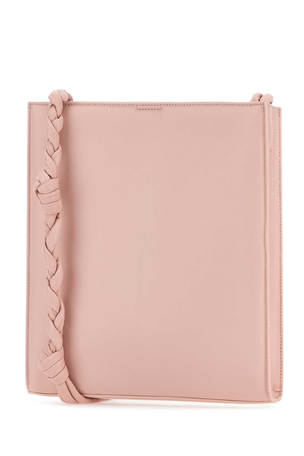 Jil Sander Women Pink Leather Tangle Shoulder Bag DestGlow