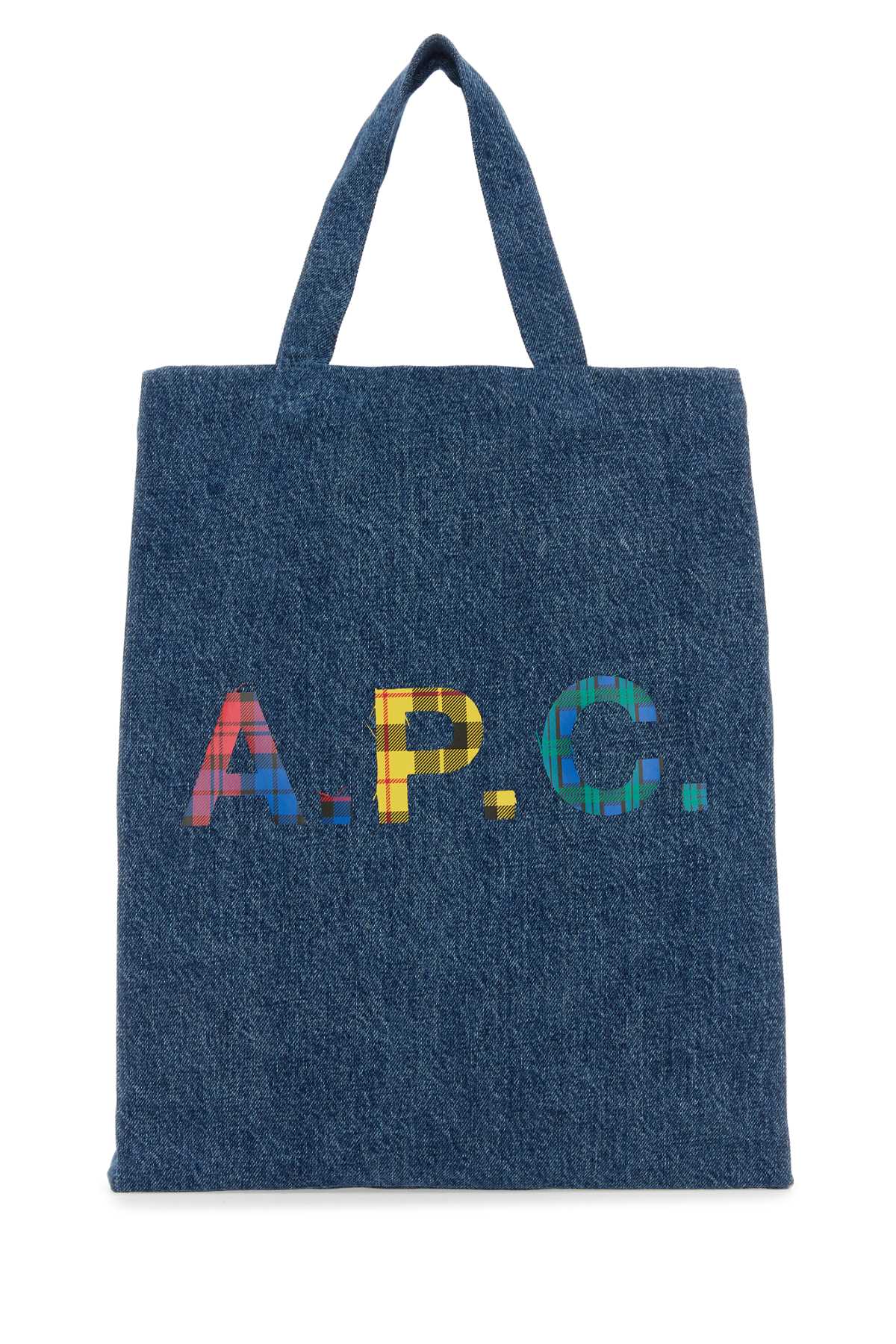 A.P.C. Women Denim Mini Lou Shopping Bag by Luosophy