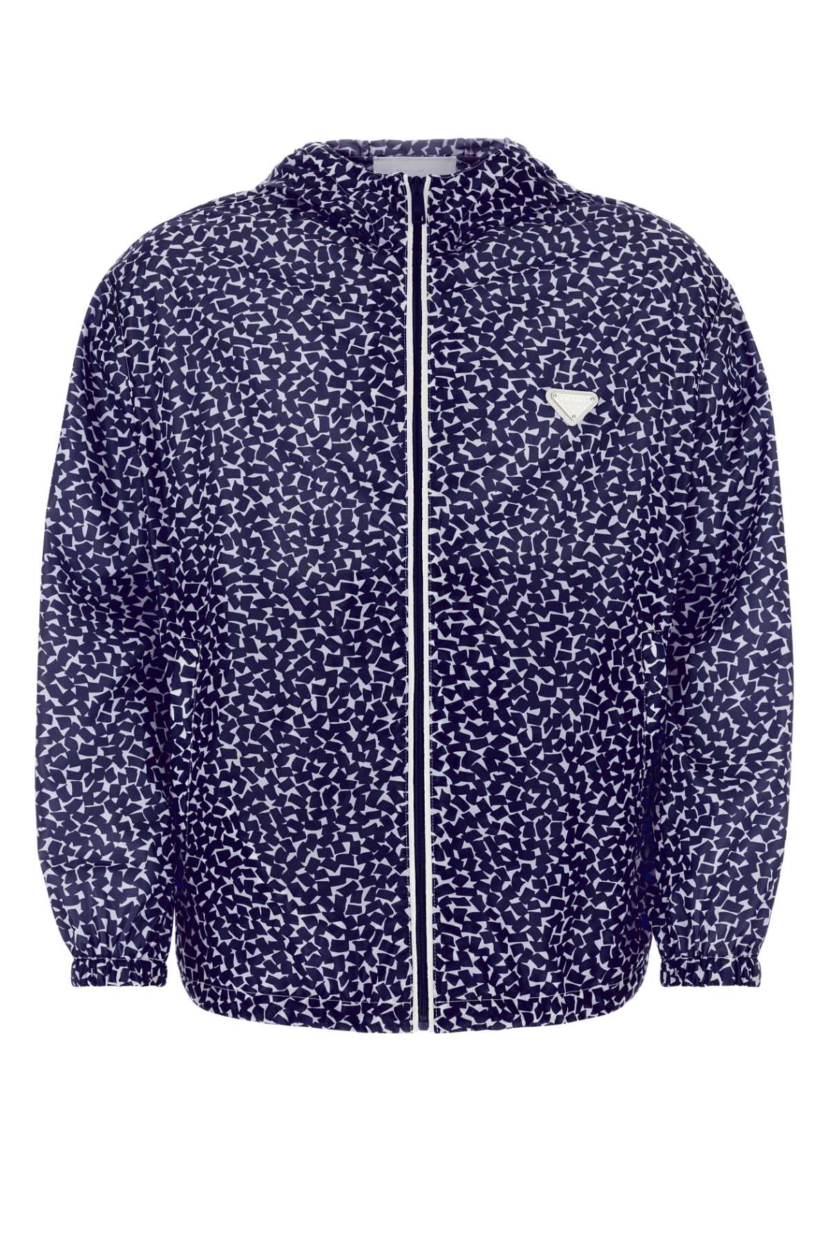 Prada Men Printed Re-Nylon Windbreaker by Luosophy