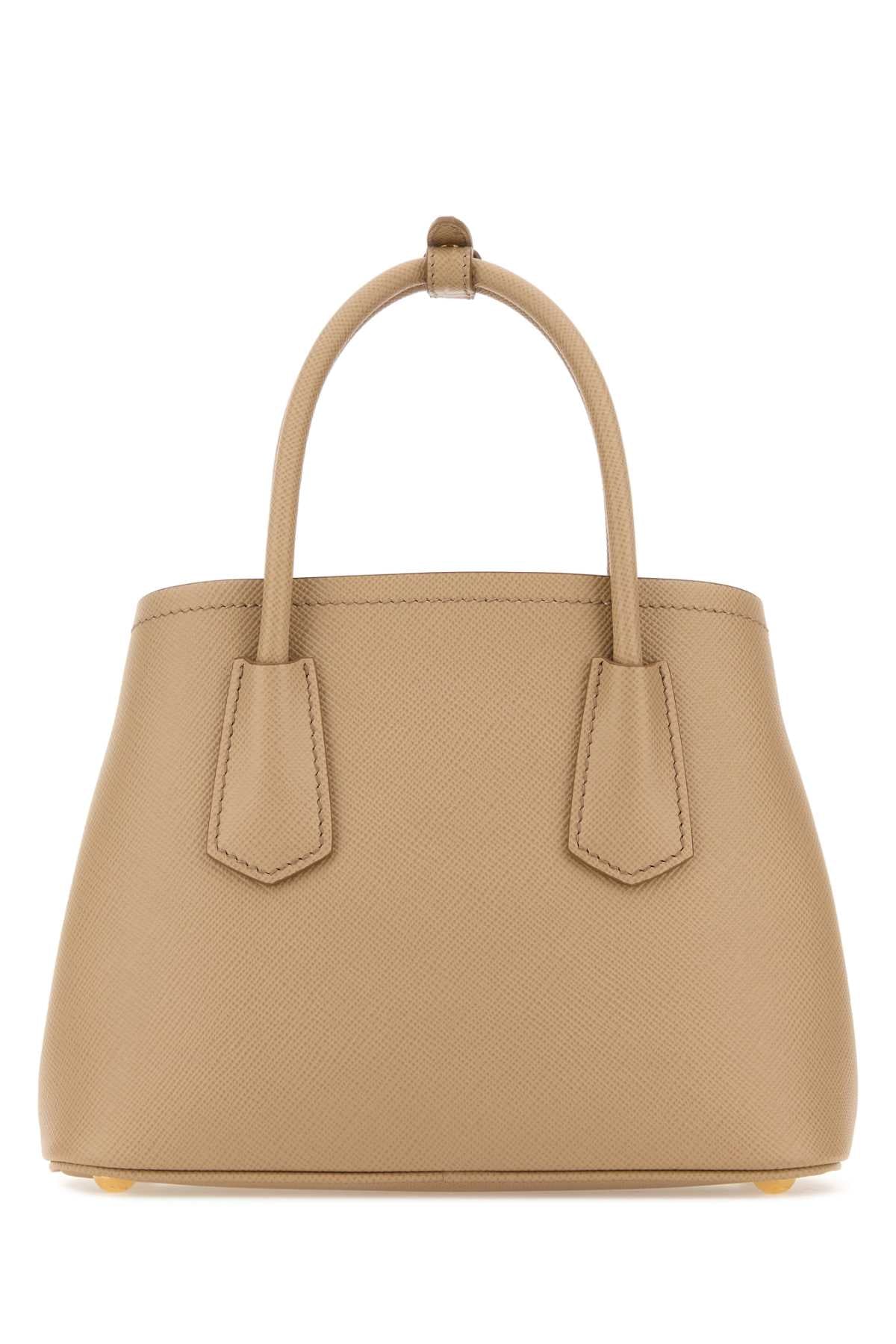 Prada Women Sand Leather Handbag by Luosophy
