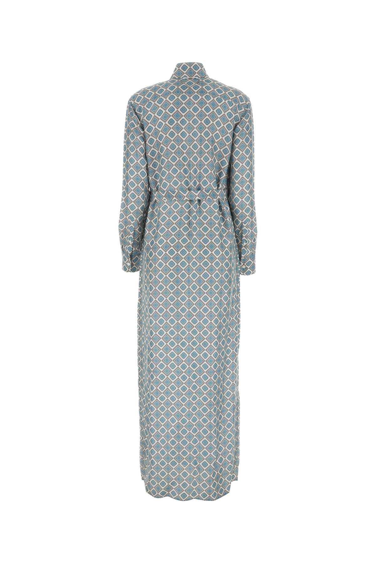 Prada Women Printed Silk Shirt Dress by Luosophy