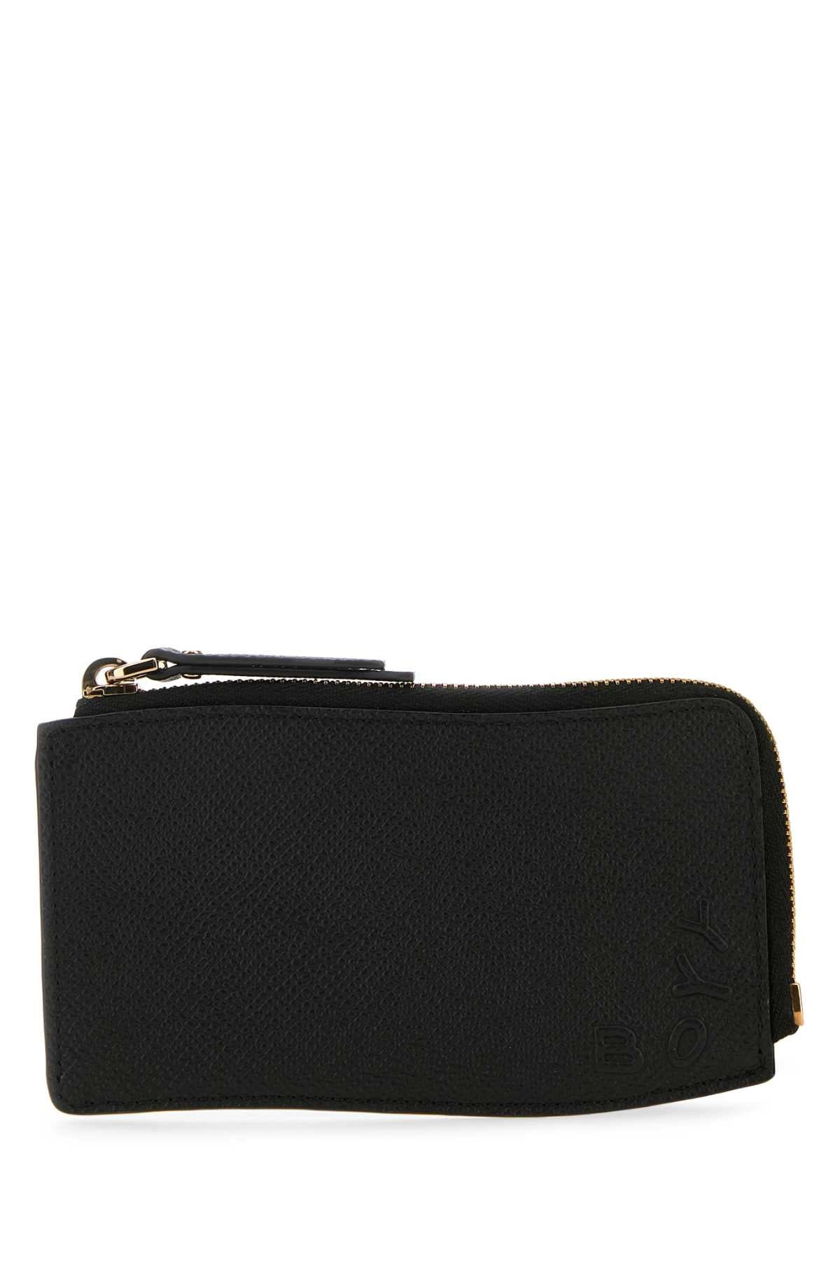 Boyy Women Black Leather Epsom Cardholder by Luosophy