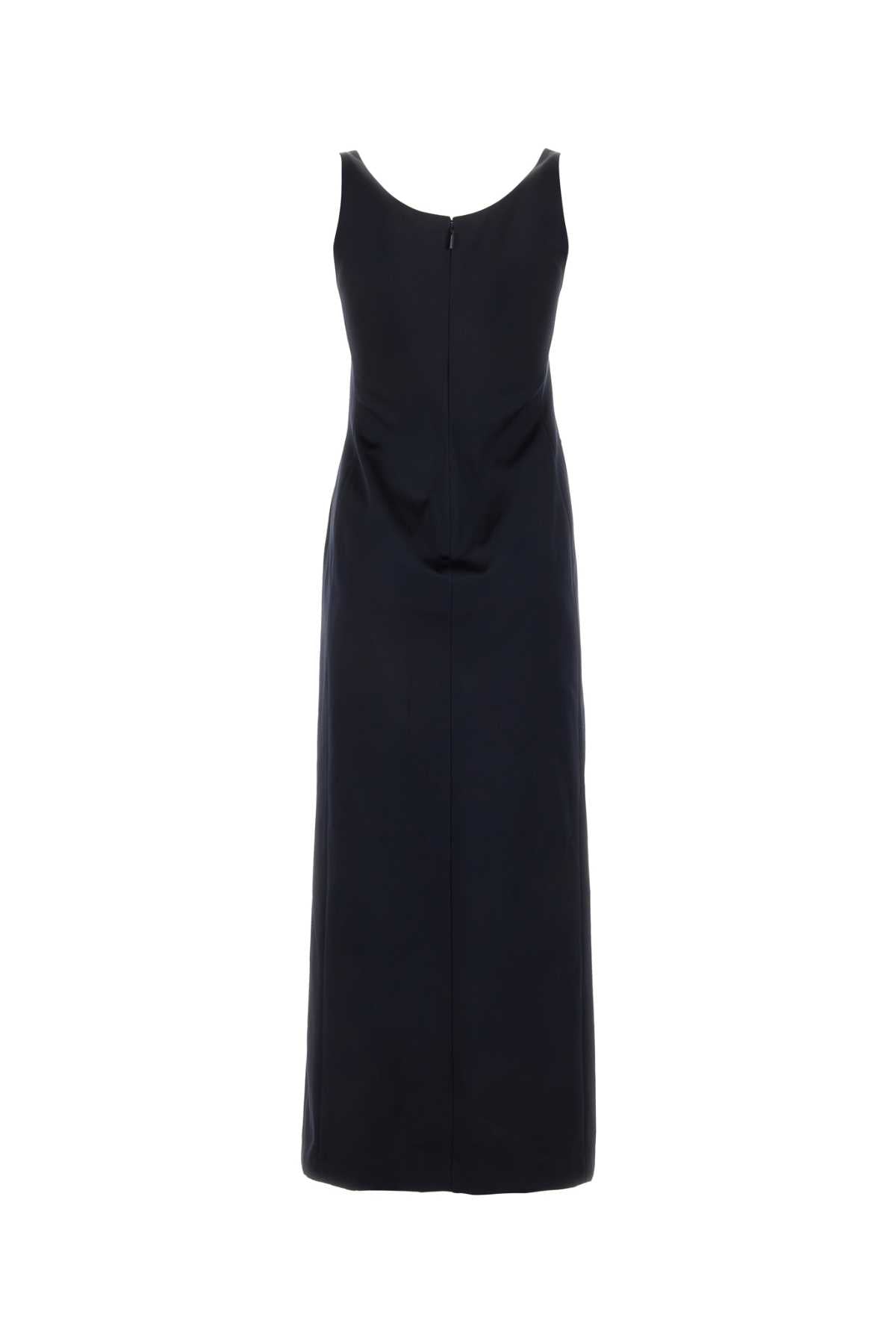 Fendi Women Midnight Blue Satin Dress DestGlow