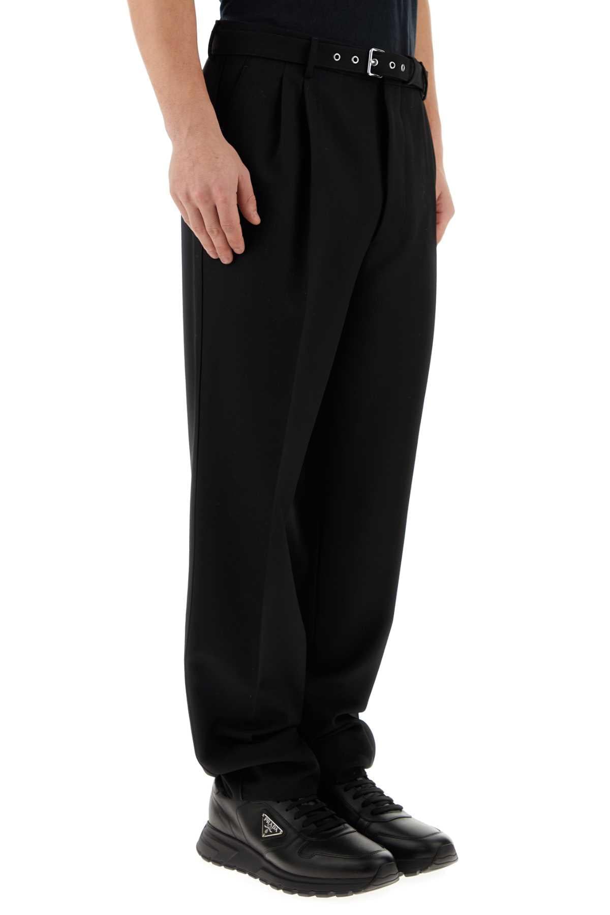 Prada Men Black Wool Pant DestGlow