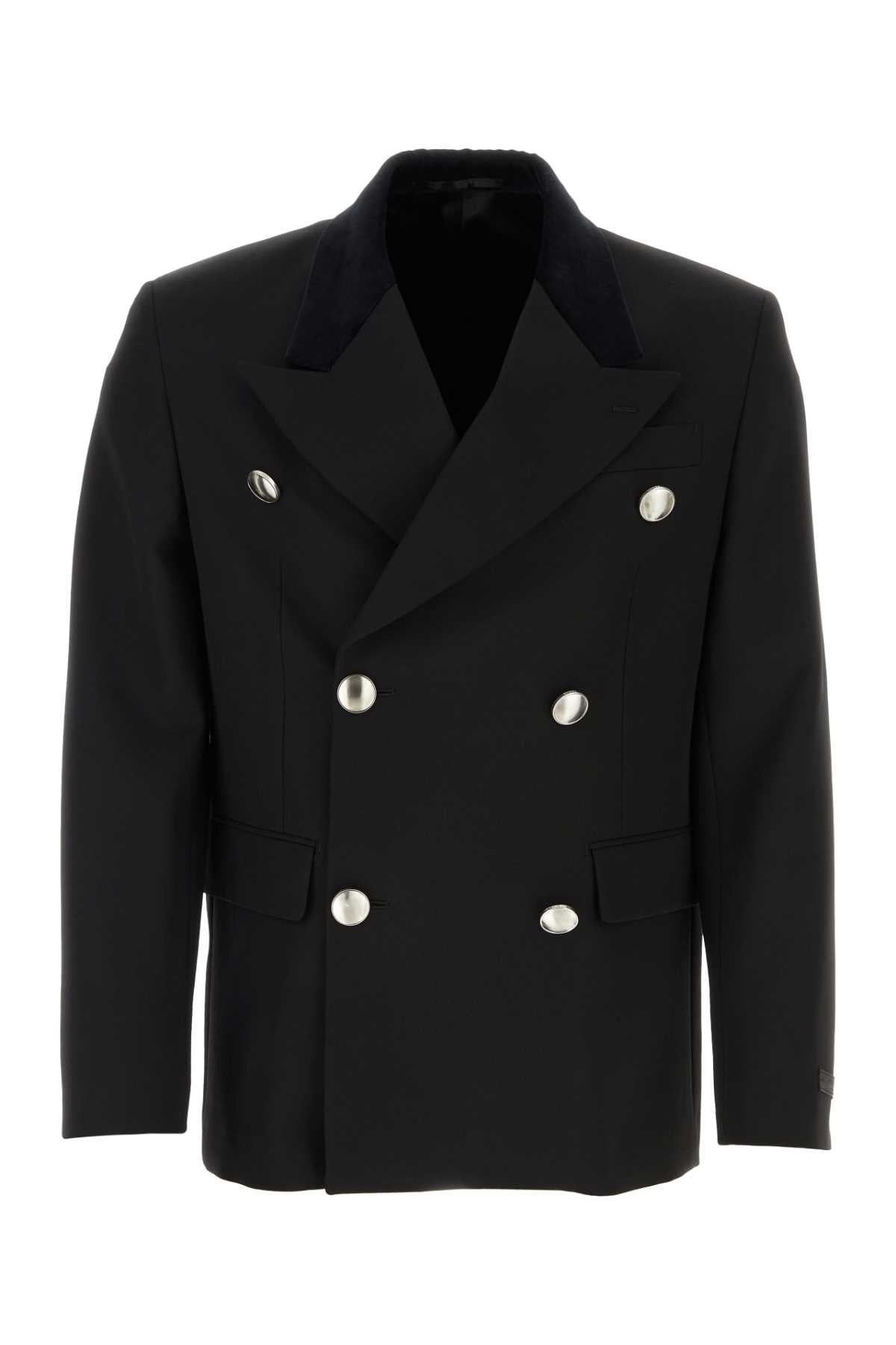 Prada Men Black Wool Blazer DestGlow