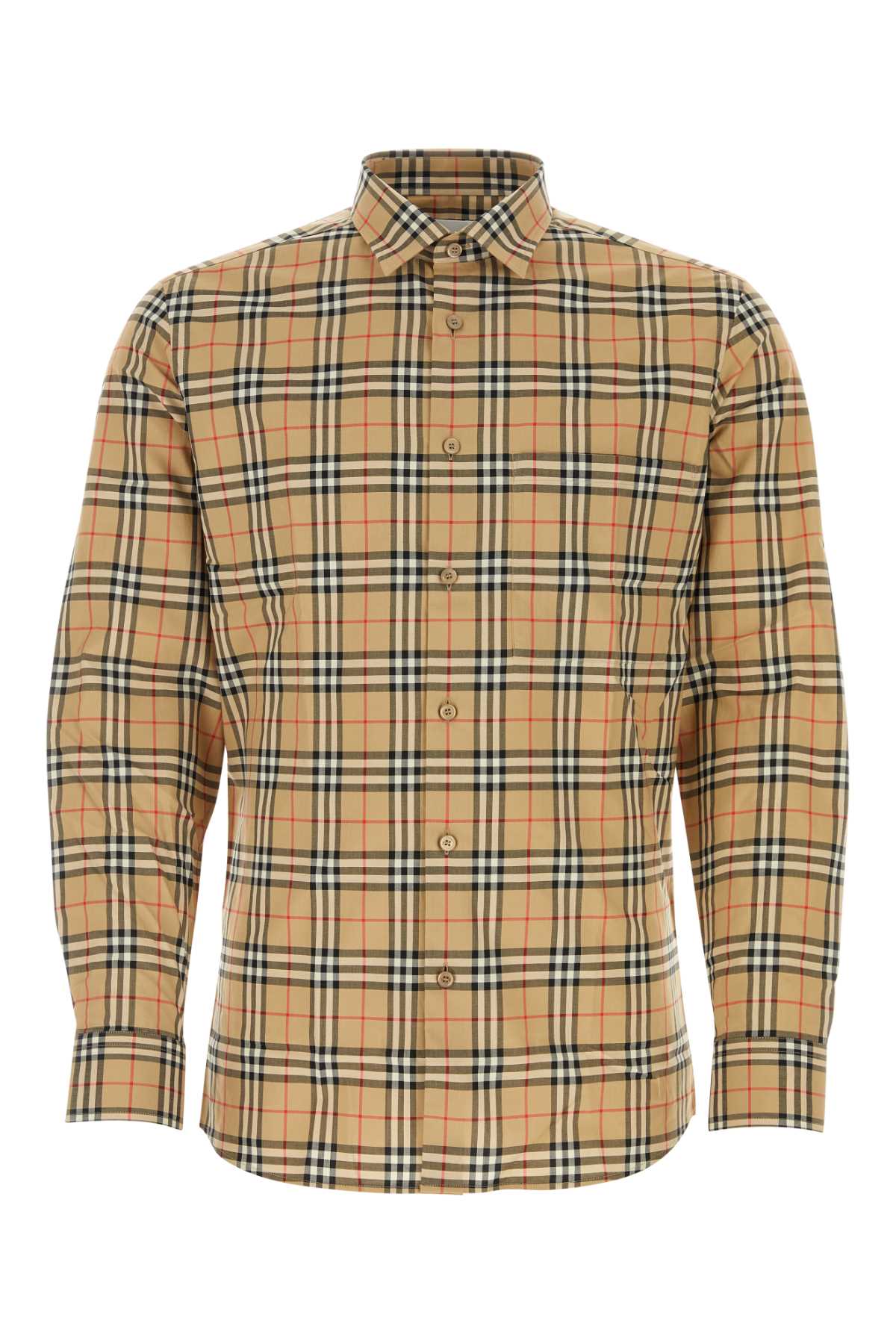 Burberry Men Embroidered Poplin Shirt by Luosophy