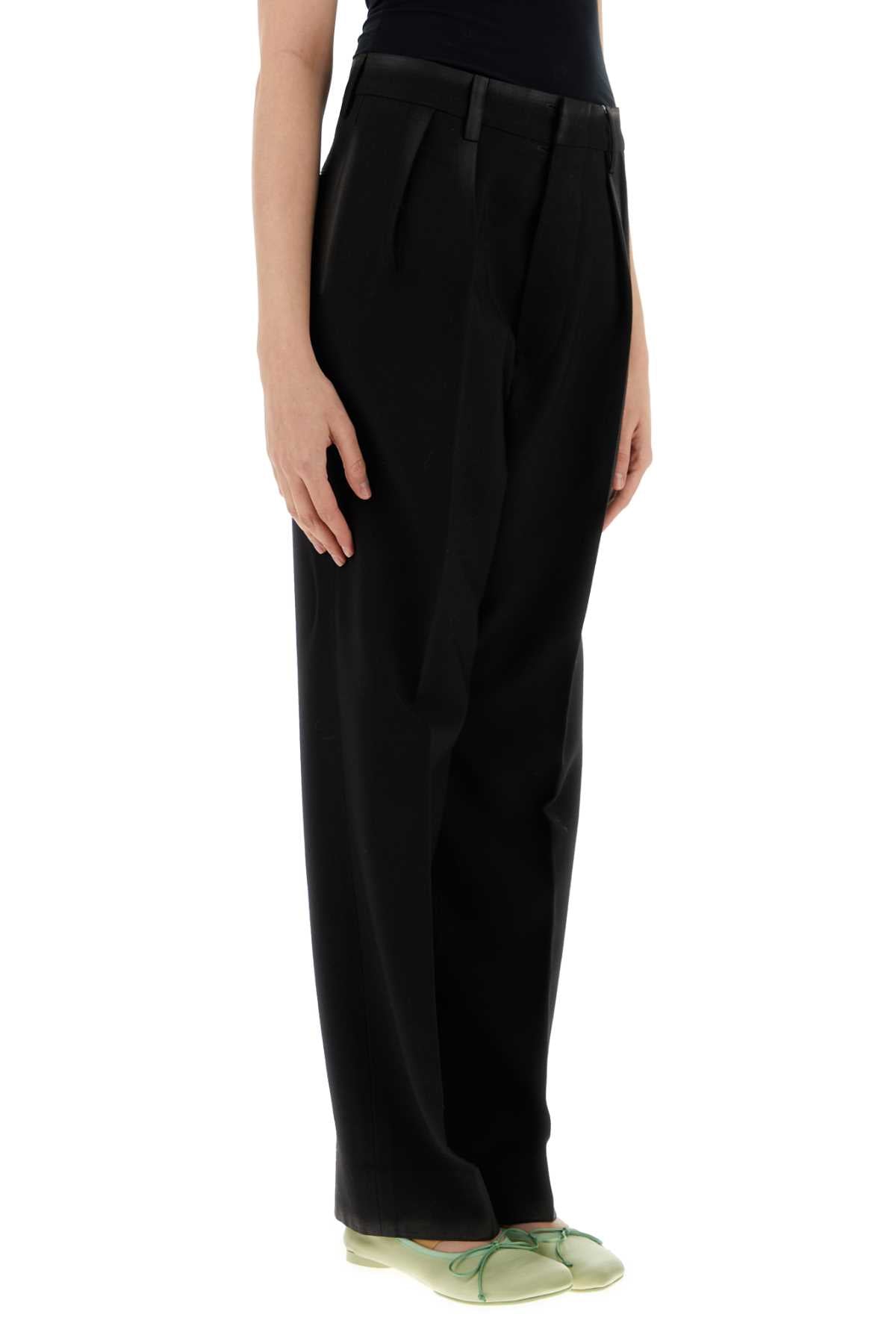 Maison Margiela Women Black Wool Pant DestGlow