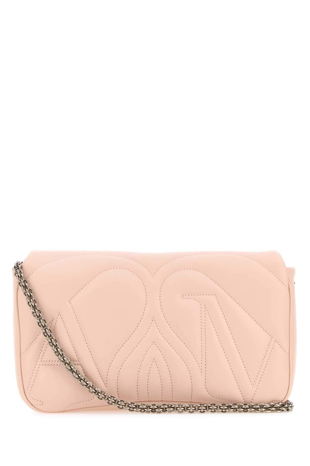 Alexander Mcqueen Women Pink Leather Small Seal Shoulder Bag DestGlow