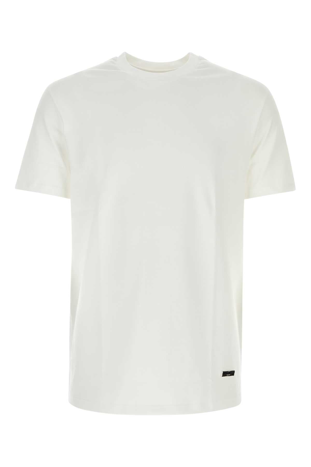 Jil Sander Men White Cotton T-Shirt DestGlow