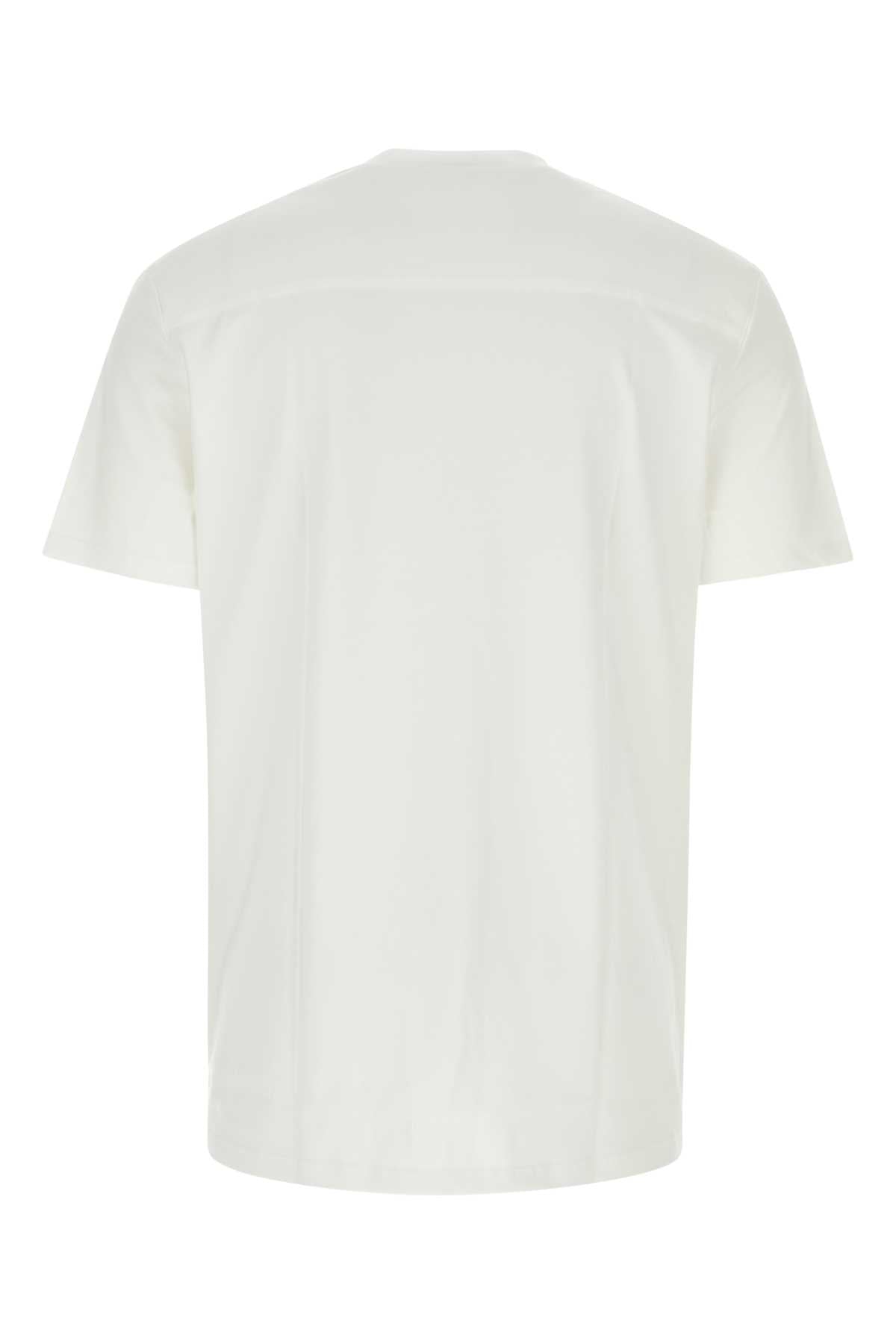 Jil Sander Men White Cotton T-Shirt DestGlow