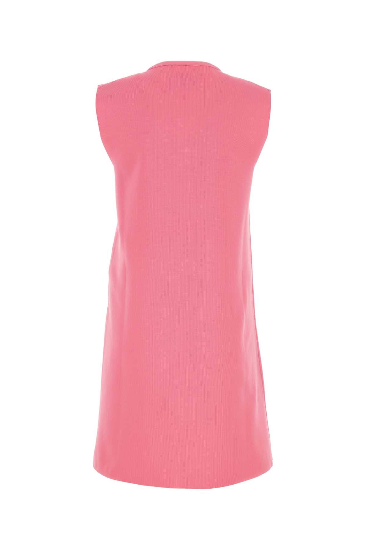 Jil Sander Women Fluo Pink Polyester Mini Dress DestGlow