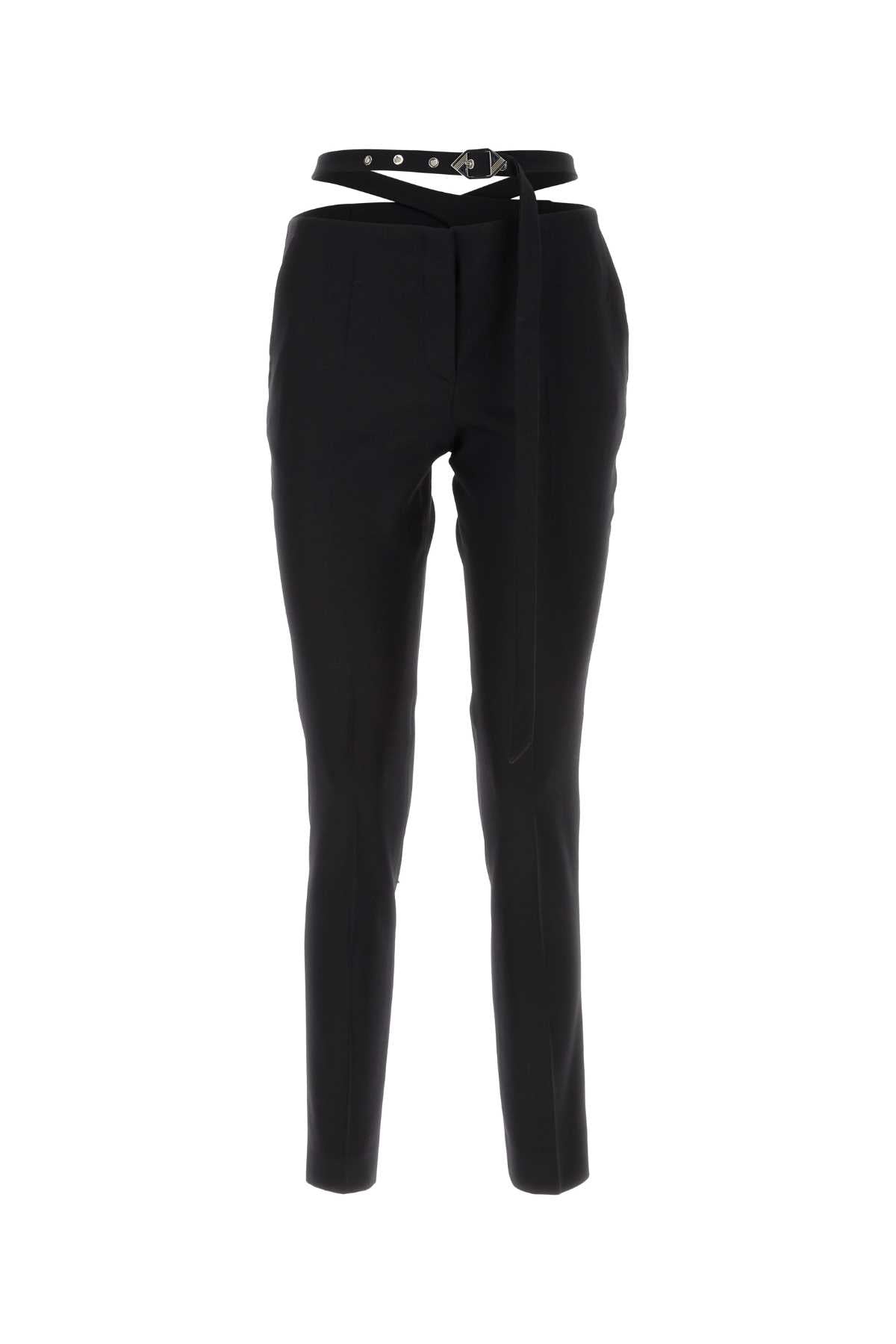 The Attico Women Black Jersey Pant by Luosophy