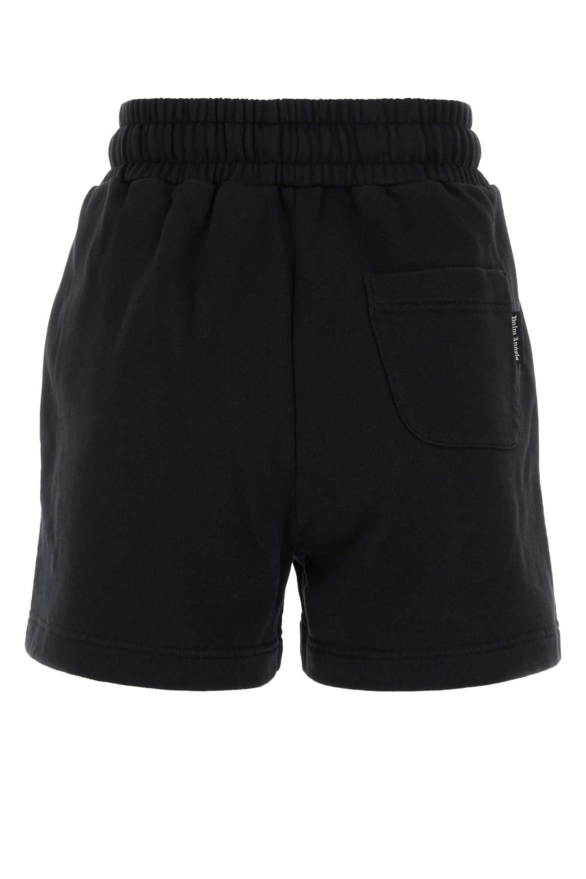 Palm Angels Women Black Cotton Shorts by Luosophy