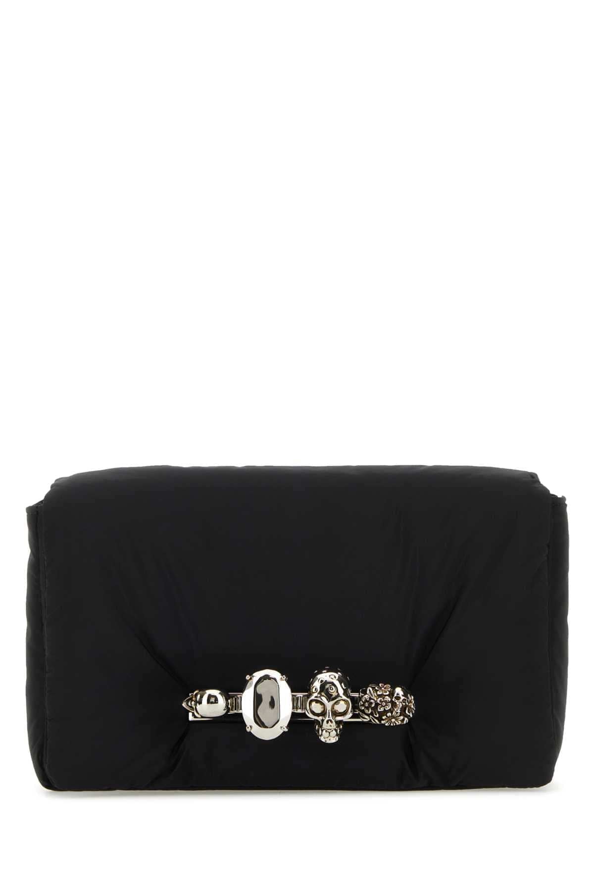 Alexander Mcqueen Men Black Nylon The Puffy Knuckle Belt Bag DestGlow