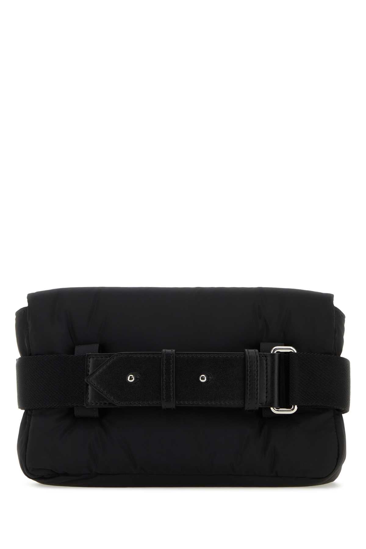 Alexander Mcqueen Men Black Nylon The Puffy Knuckle Belt Bag DestGlow