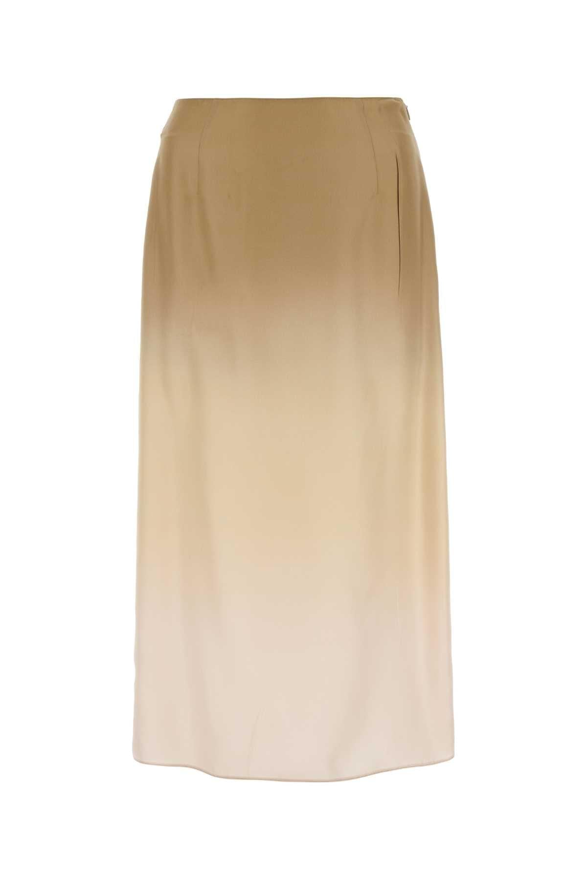 Prada Women Multicolor Silk Skirt DestGlow