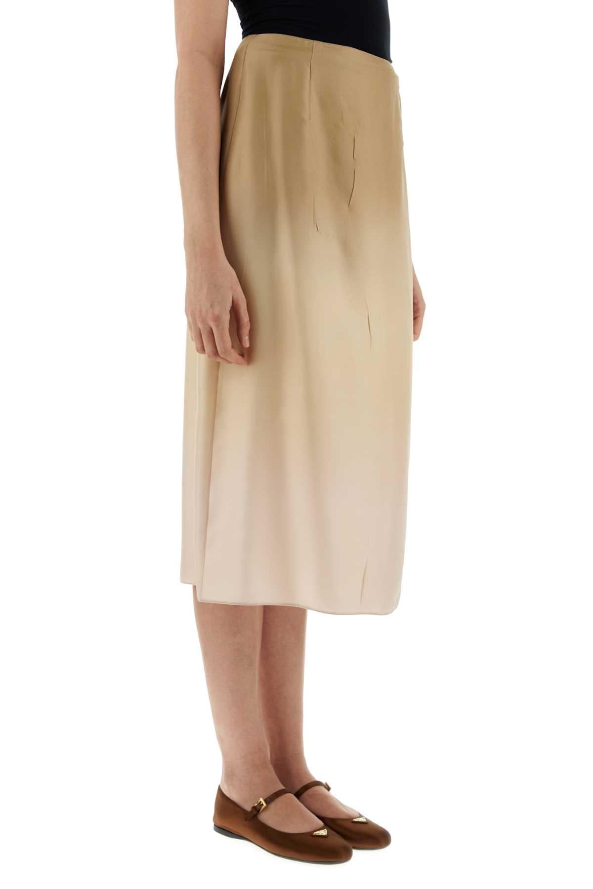 Prada Women Multicolor Silk Skirt DestGlow