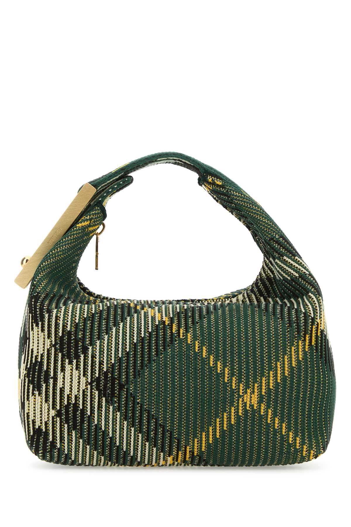 Burberry Women Embroidered Nylon Mini Peg Handbag DestGlow