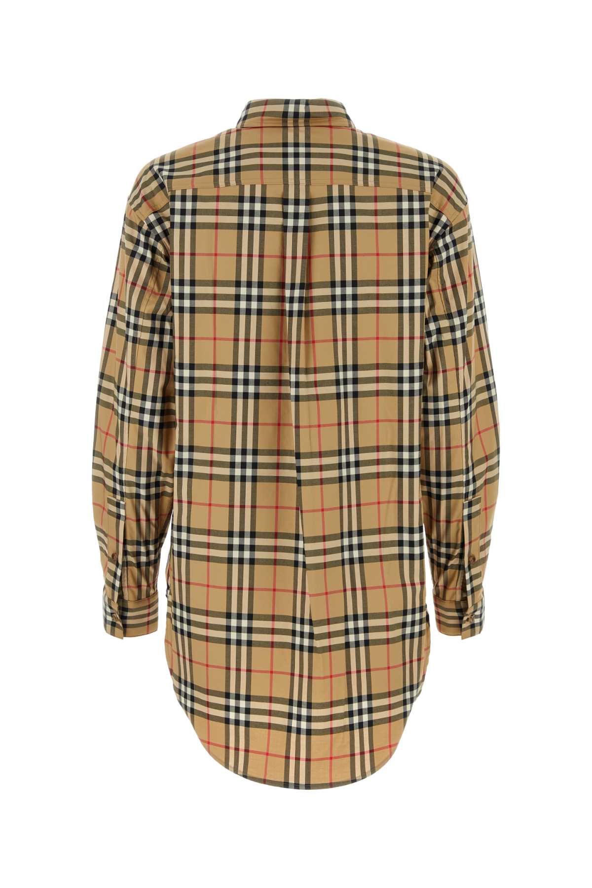 Burberry Women Embroidered Stretch Cotton Shirt DestGlow