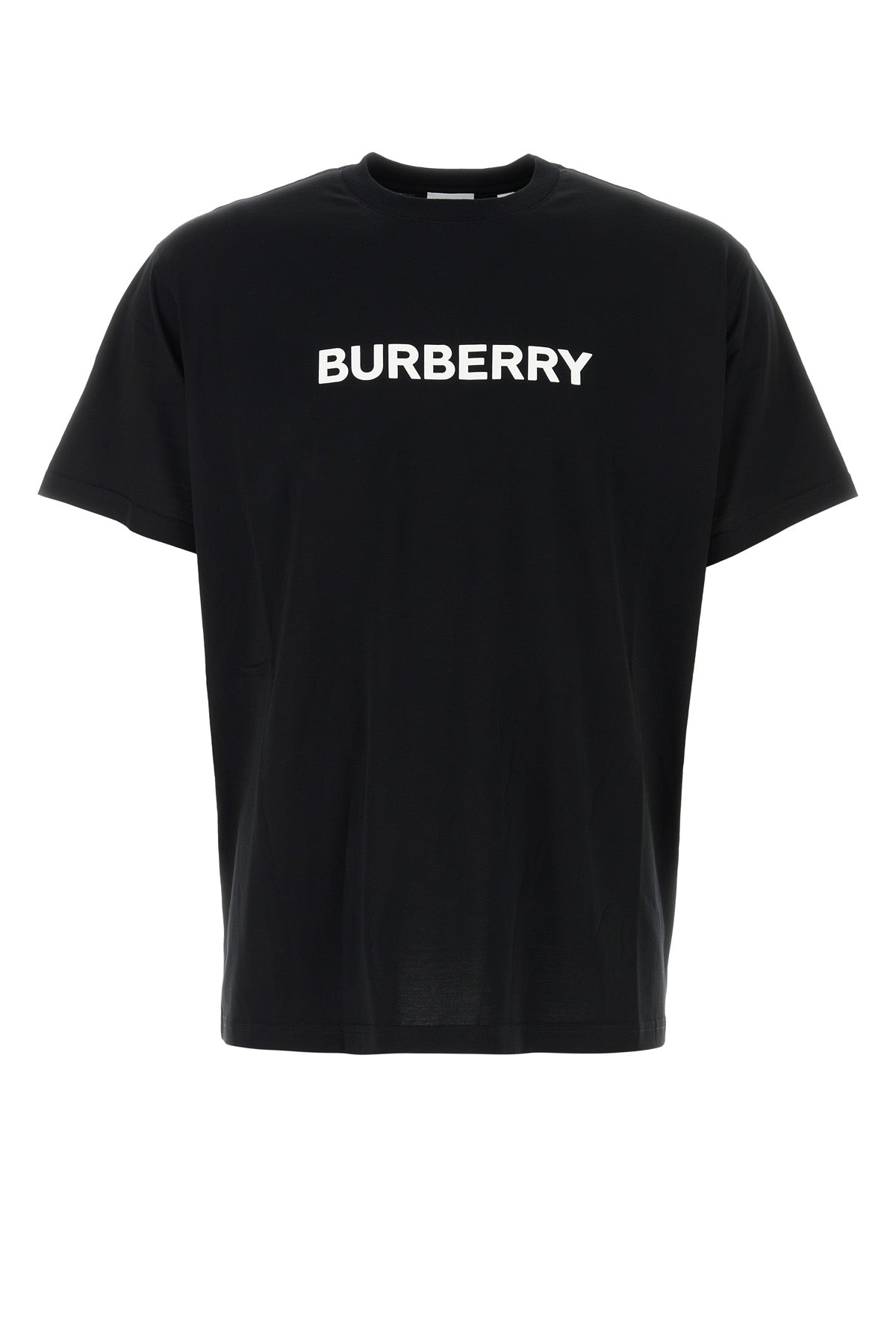Burberry Men Black Cotton T-Shirt DestGlow