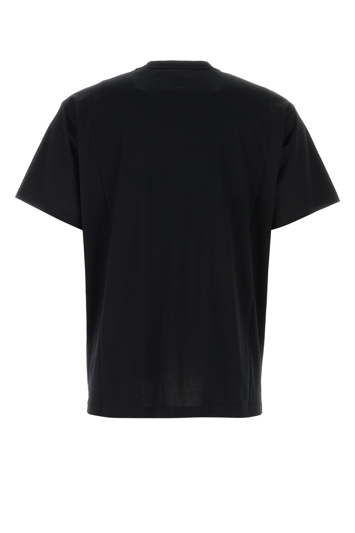 Burberry Men Black Cotton T-Shirt by Luosophy