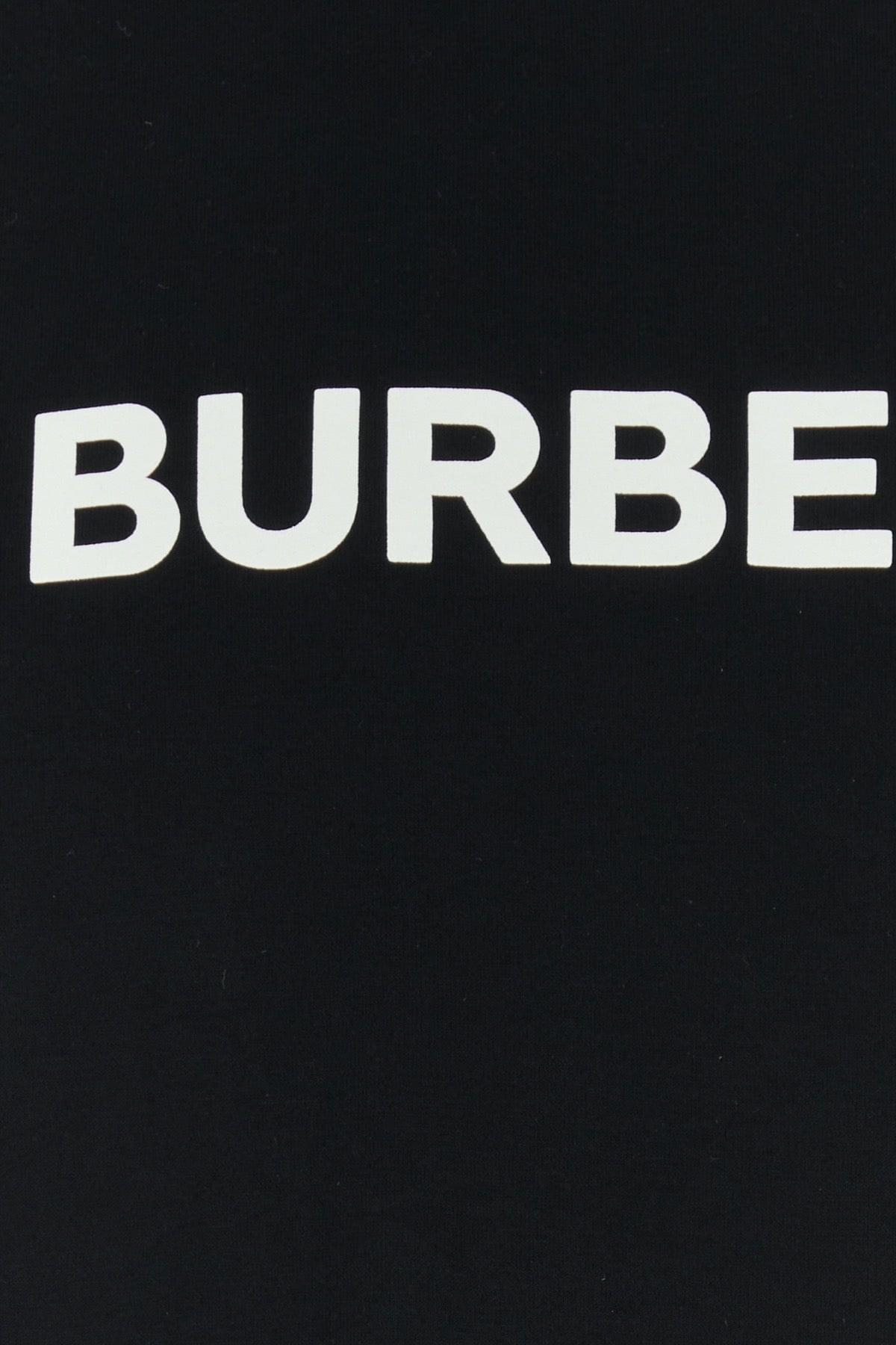 Burberry Men Black Cotton T-Shirt DestGlow