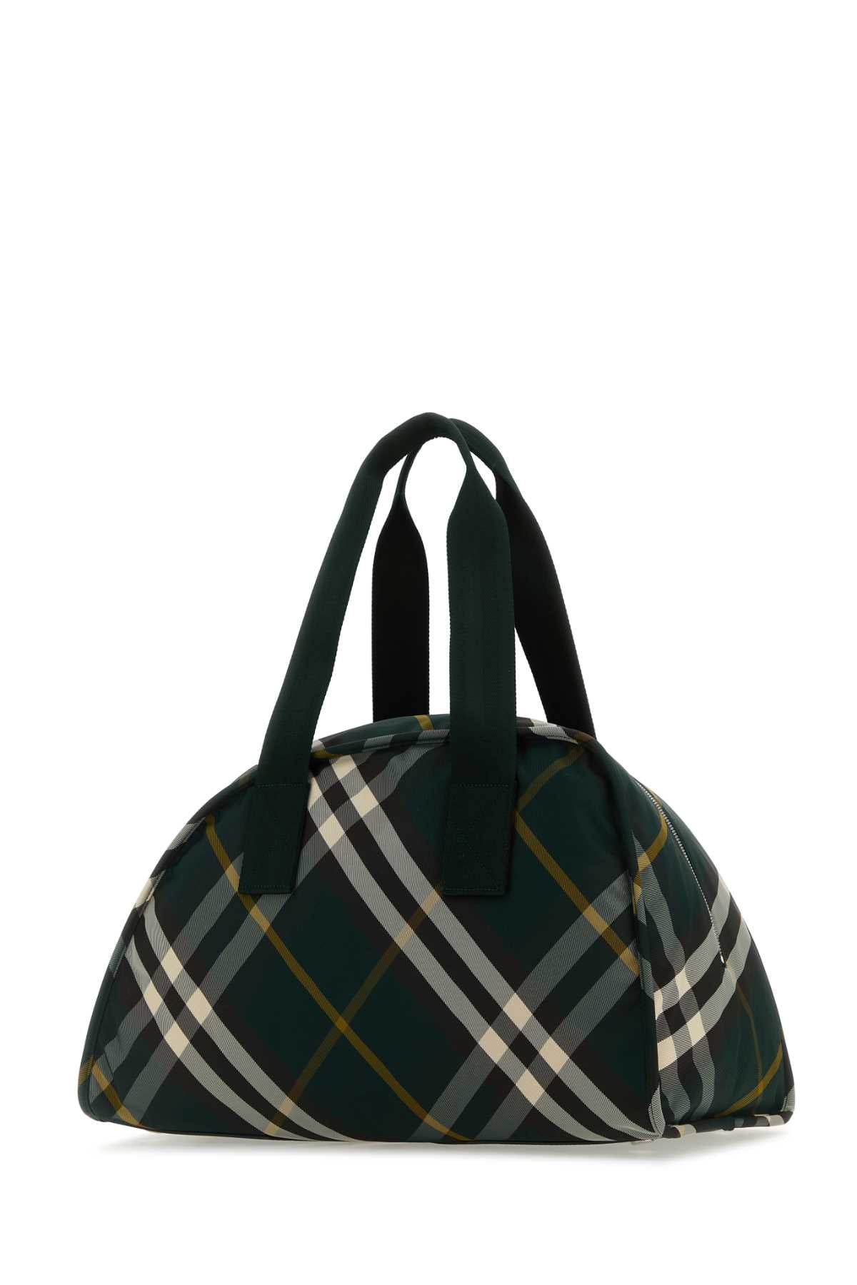Burberry Men Printed Nylon Shield Travel Bag DestGlow