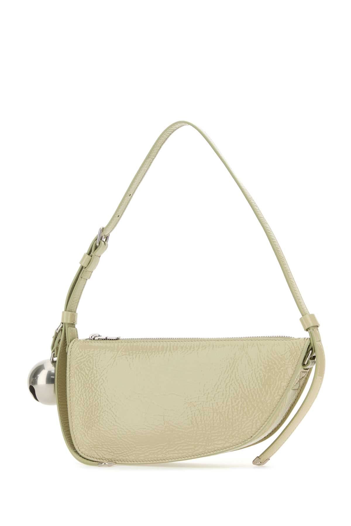 Burberry Women Pastel Green Leather Knight Small Shoulder Bag by Luosophy