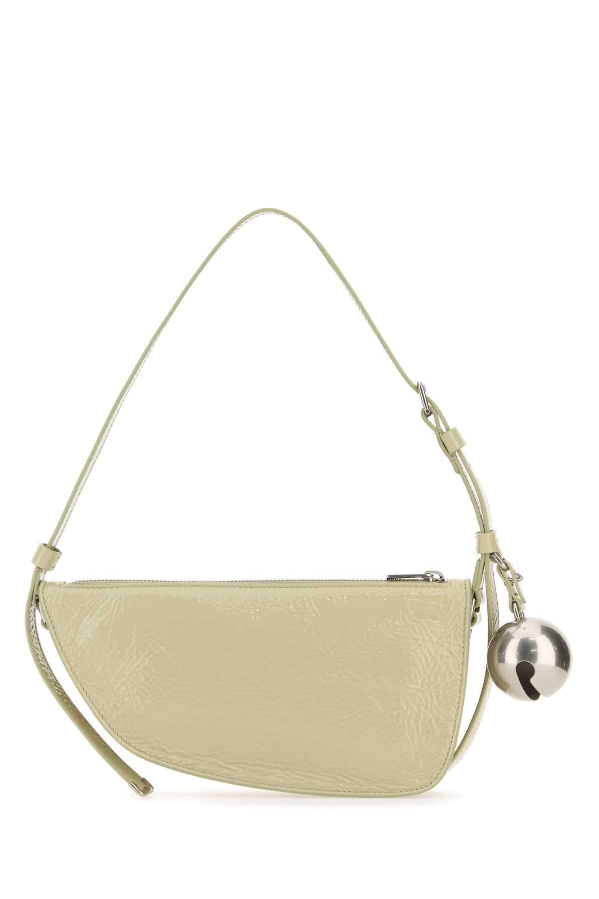 Burberry Women Pastel Green Leather Knight Small Shoulder Bag DestGlow
