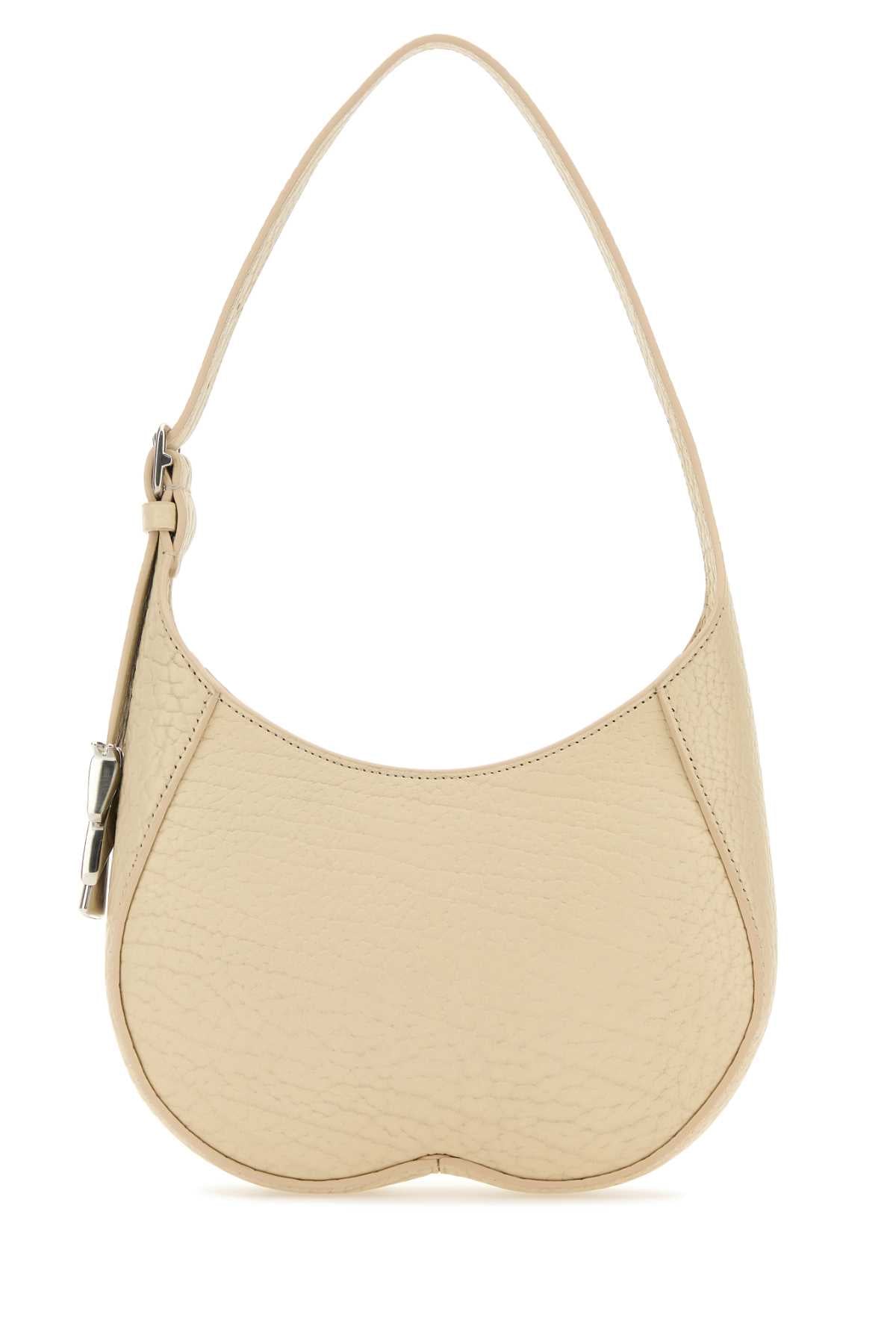 Burberry Women Sand Leather Small Chess Shoulder Bag DestGlow