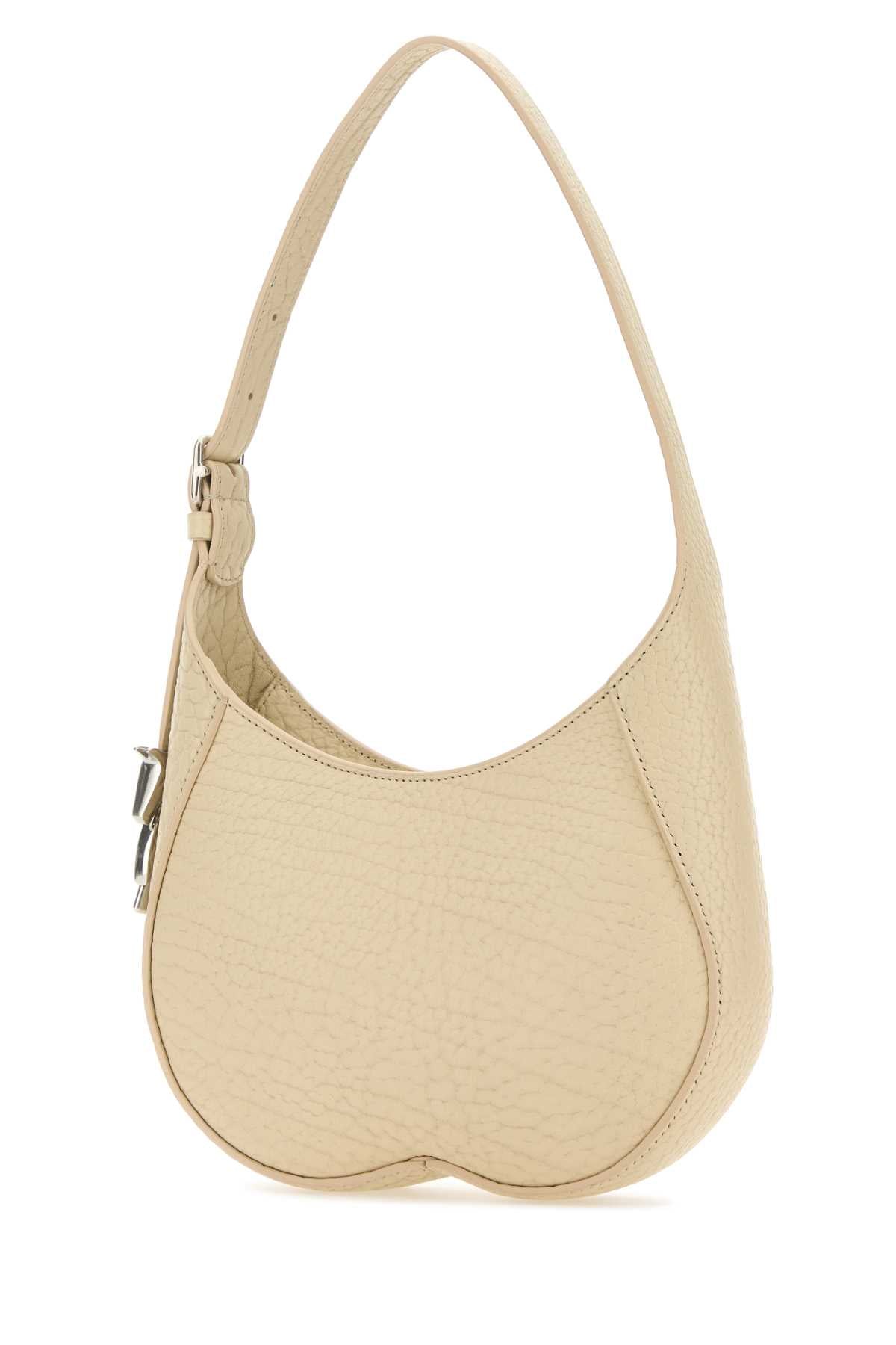 Burberry Women Sand Leather Small Chess Shoulder Bag DestGlow