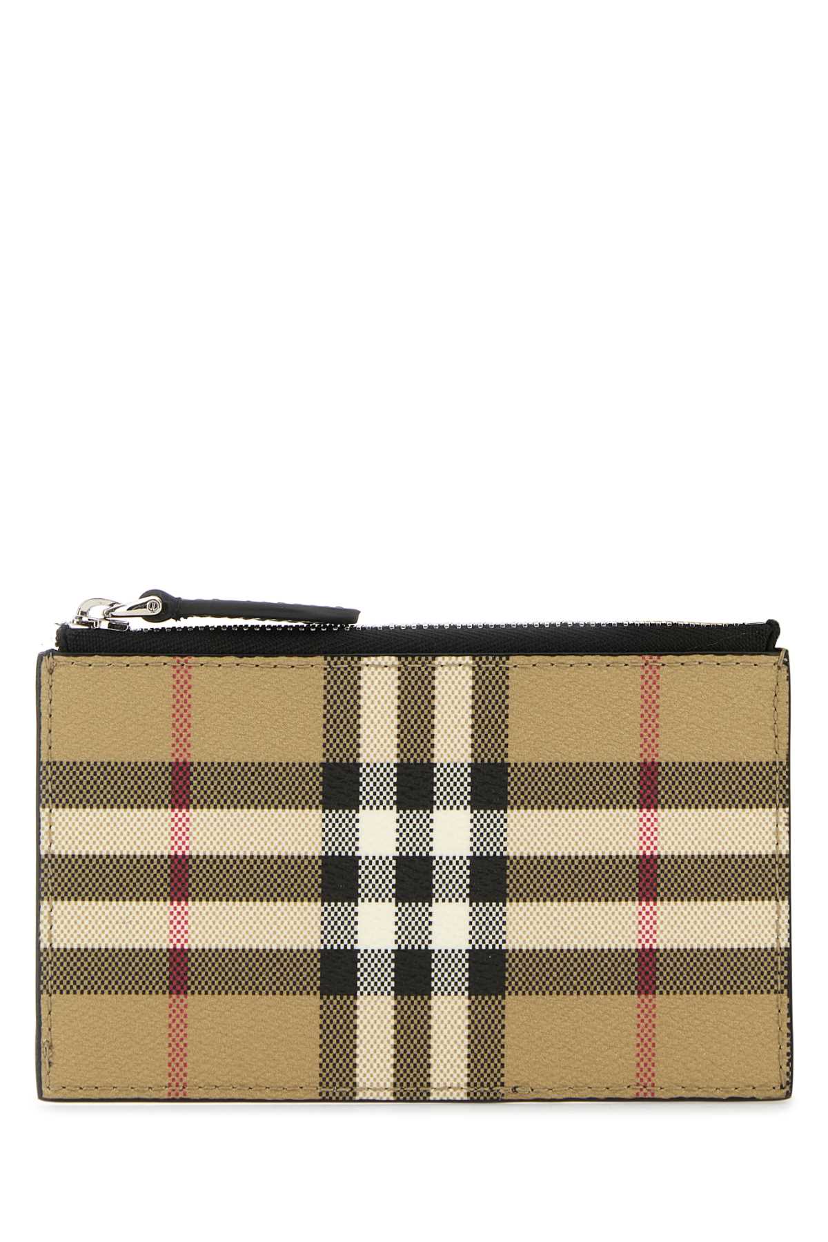 Burberry Men Printed Canvas Card Holder DestGlow