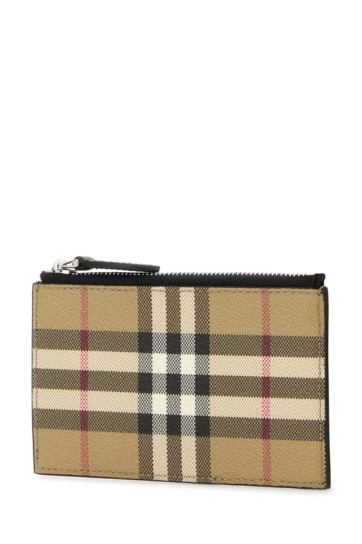 Burberry Men Printed Canvas Card Holder DestGlow