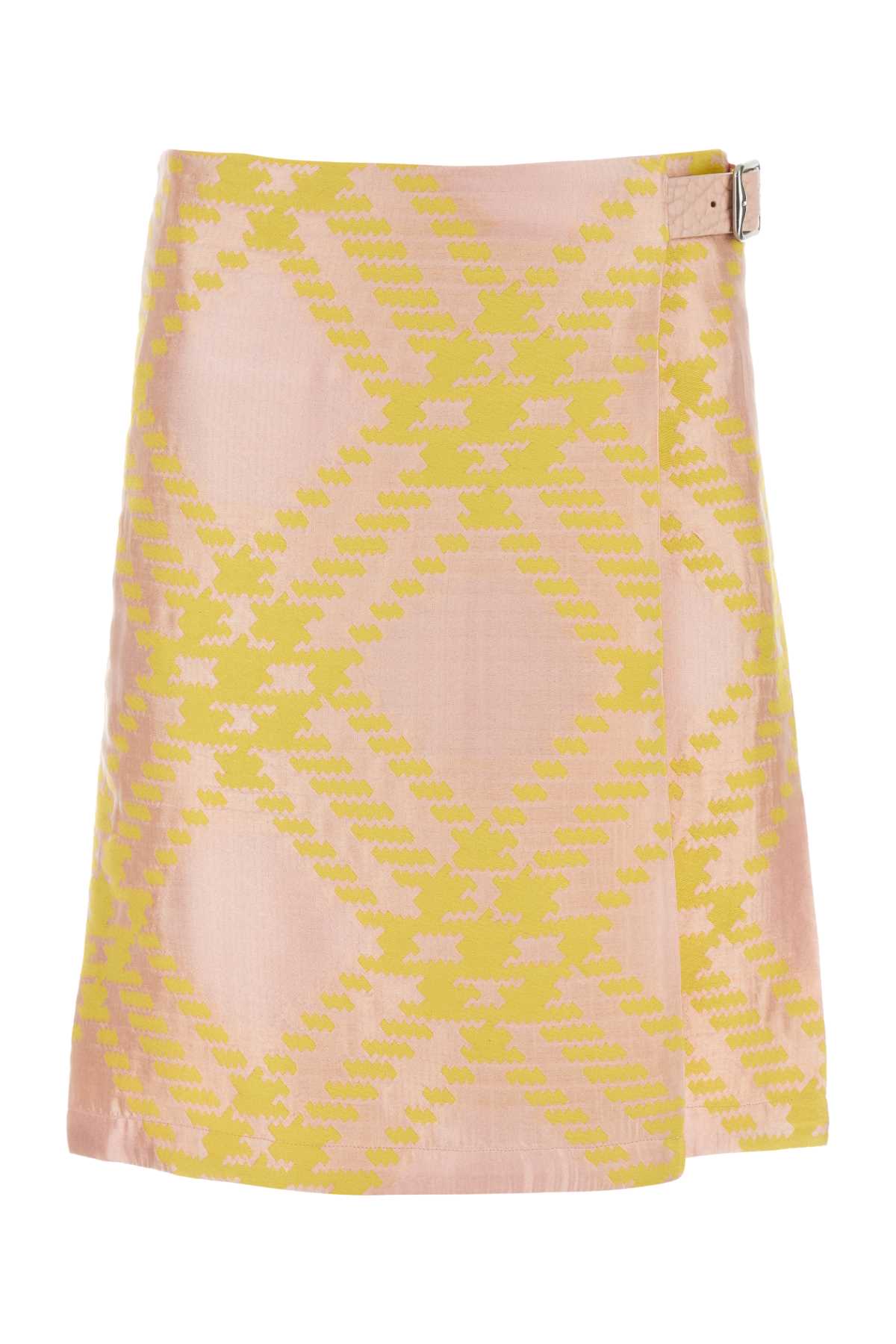 Burberry Women Embroidered Cotton Blend Skirt DestGlow