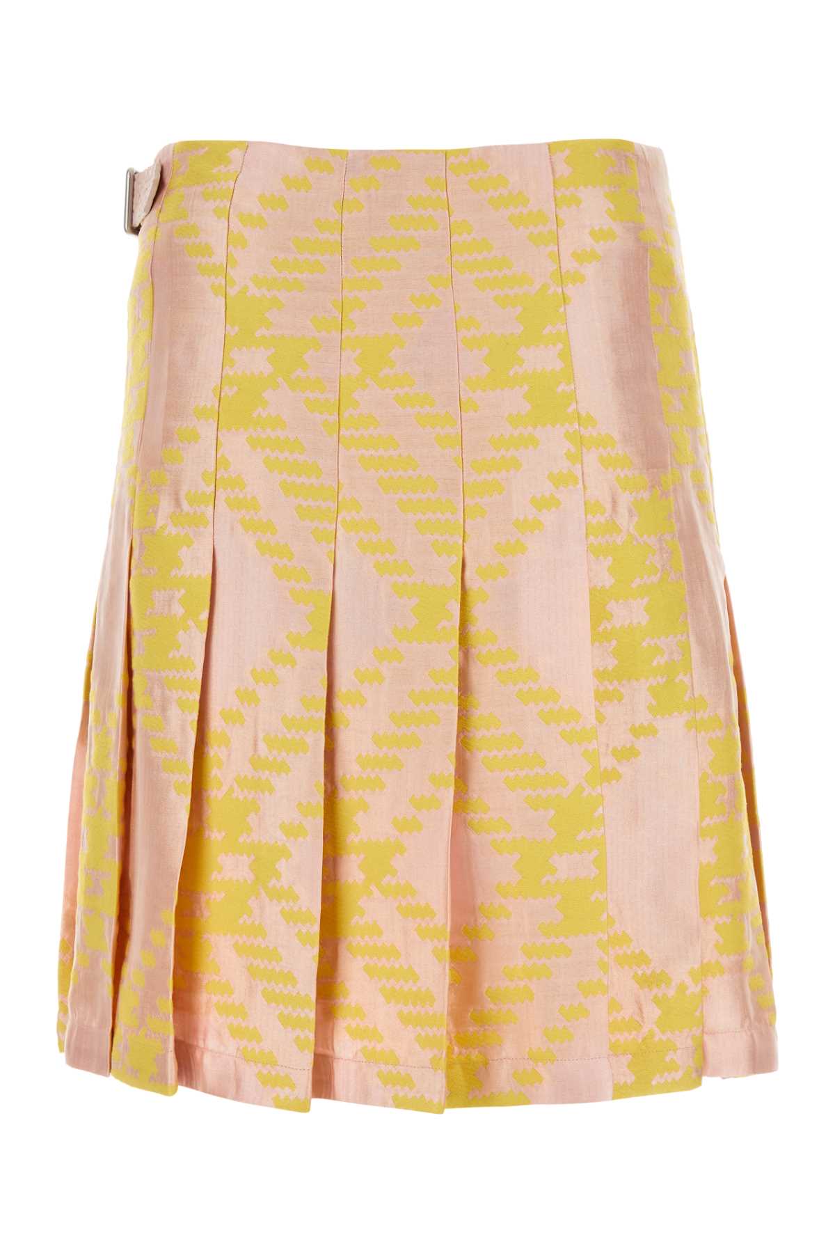 Burberry Women Embroidered Cotton Blend Skirt DestGlow