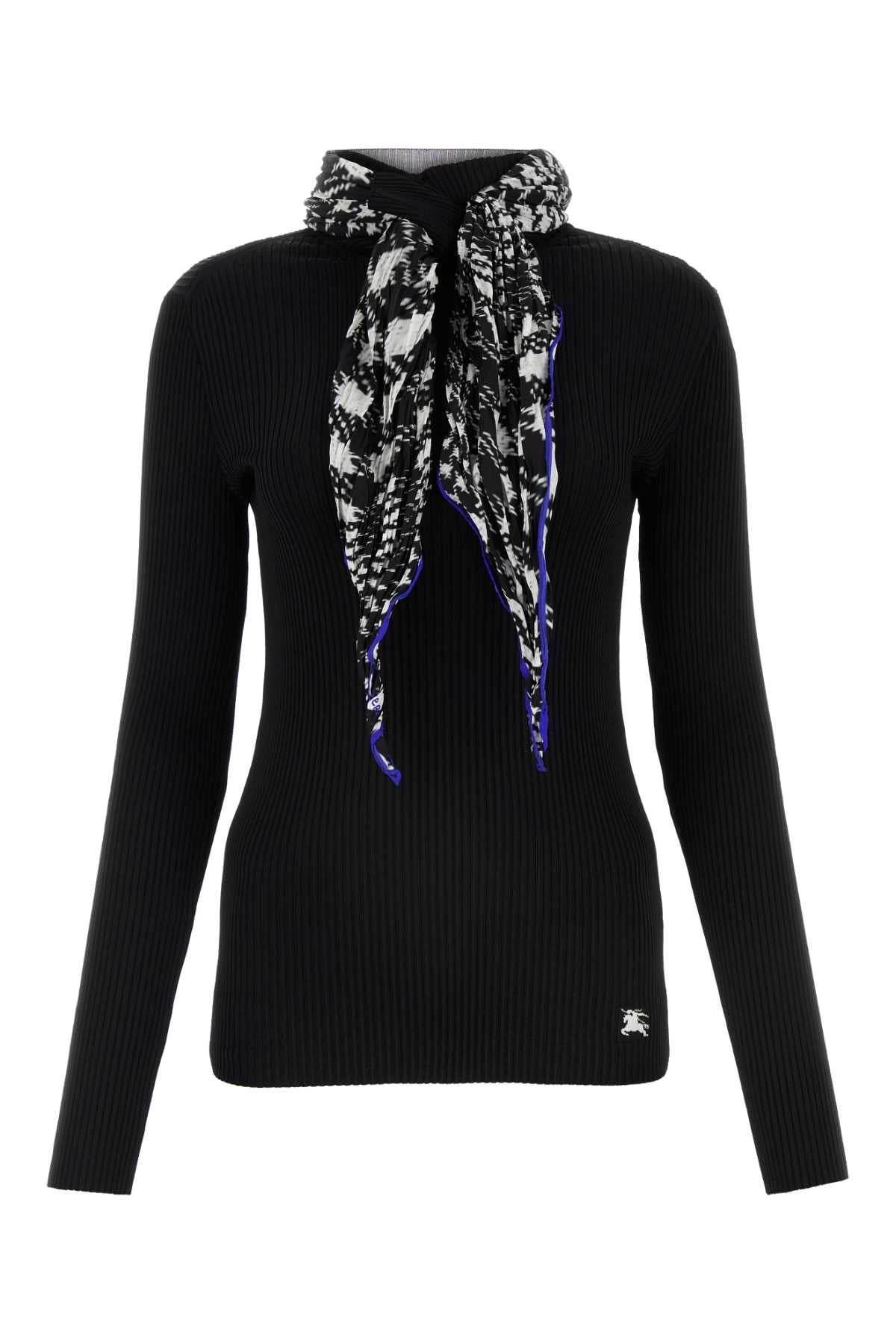 Burberry Women Black Viscose Blend Sweater DestGlow