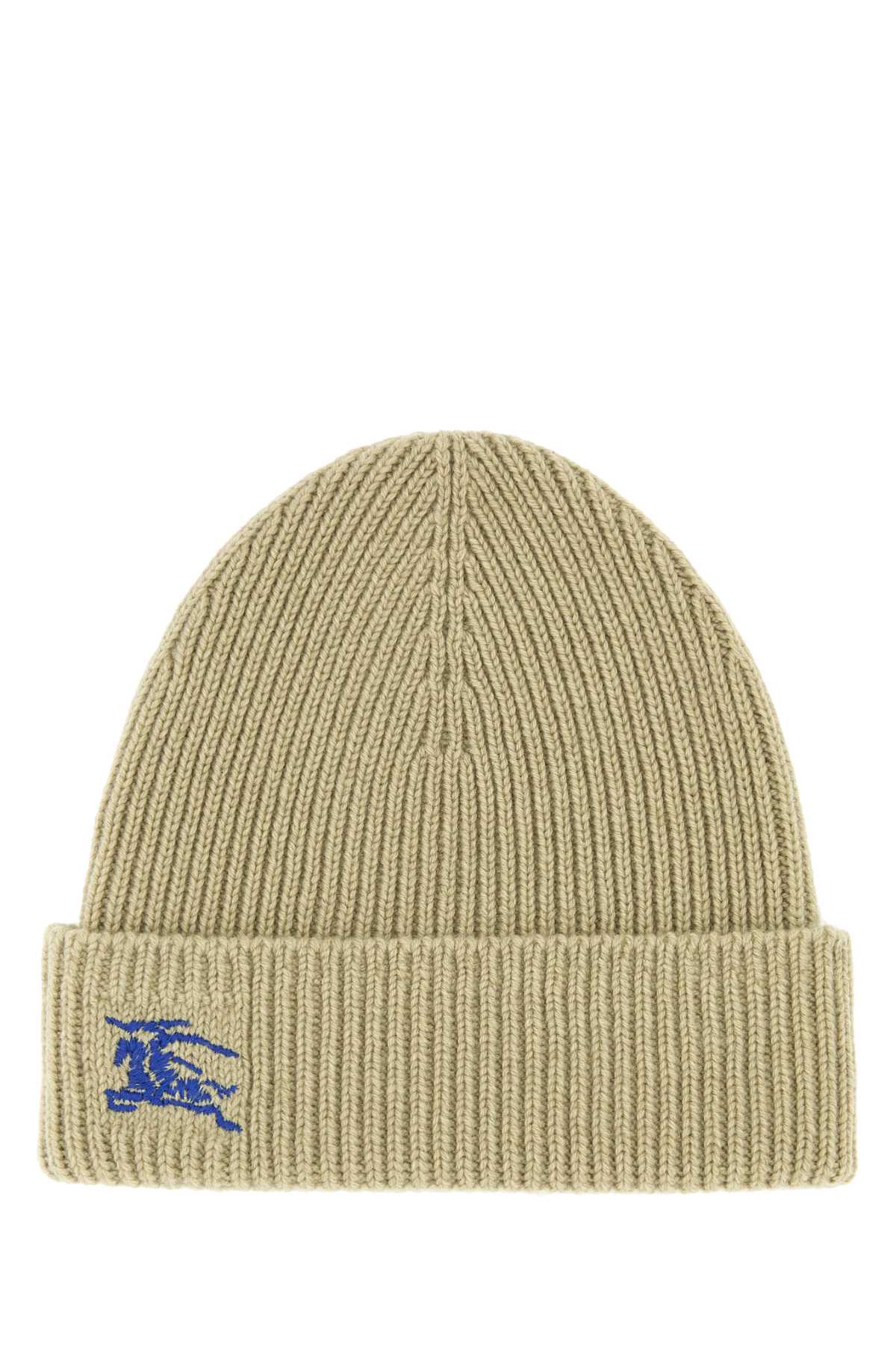 Burberry Women Khaki Cashmere Beanie Hat DestGlow