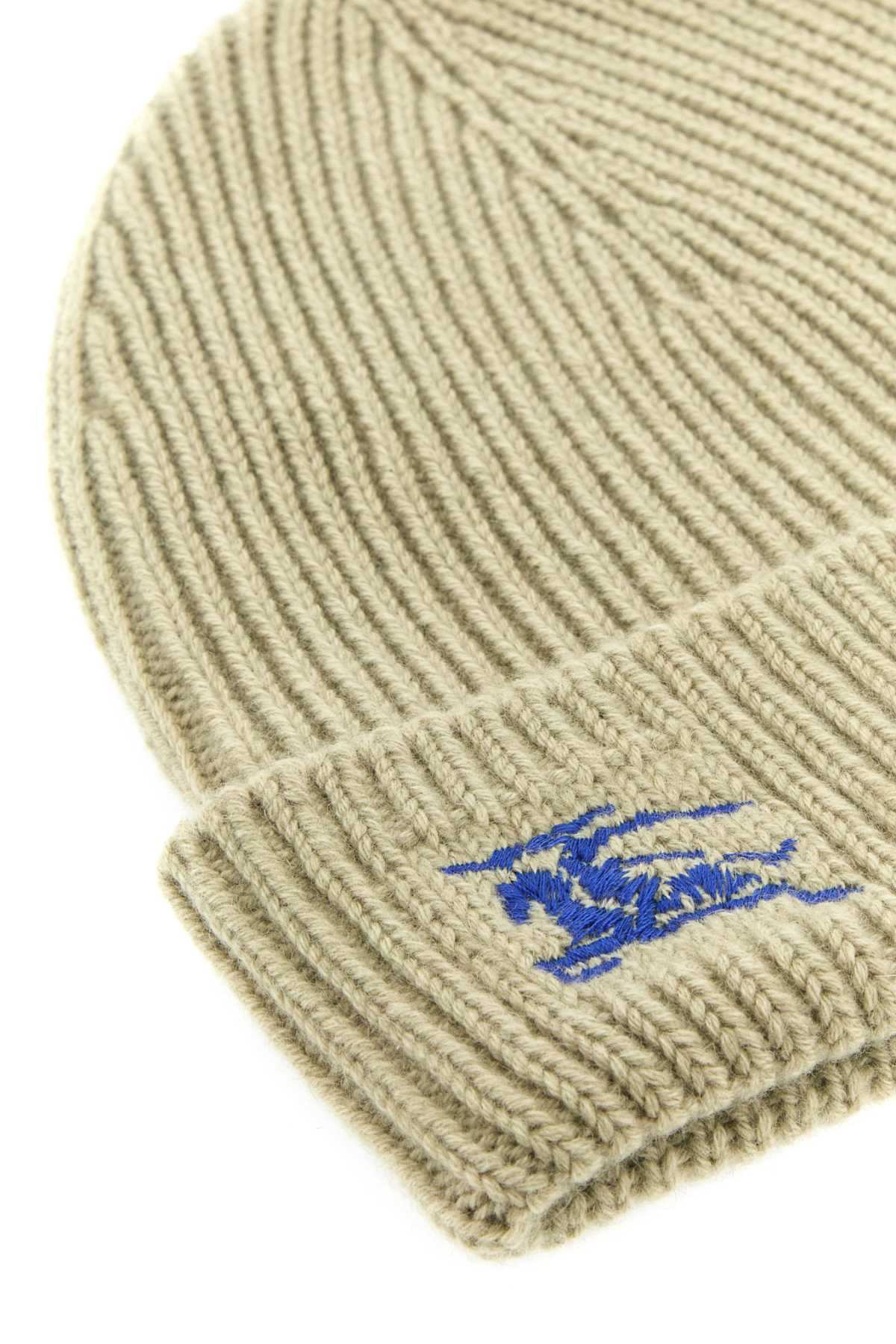 Burberry Women Khaki Cashmere Beanie Hat DestGlow