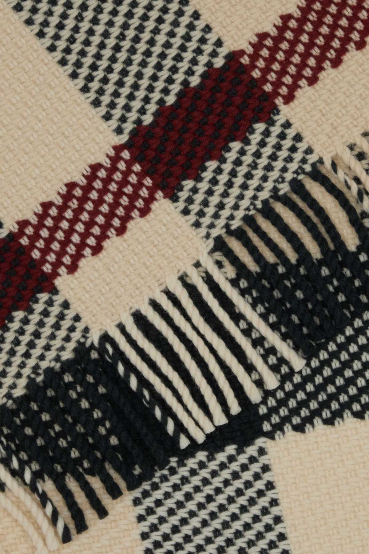 Burberry Women Embroidered Wool Scarf DestGlow
