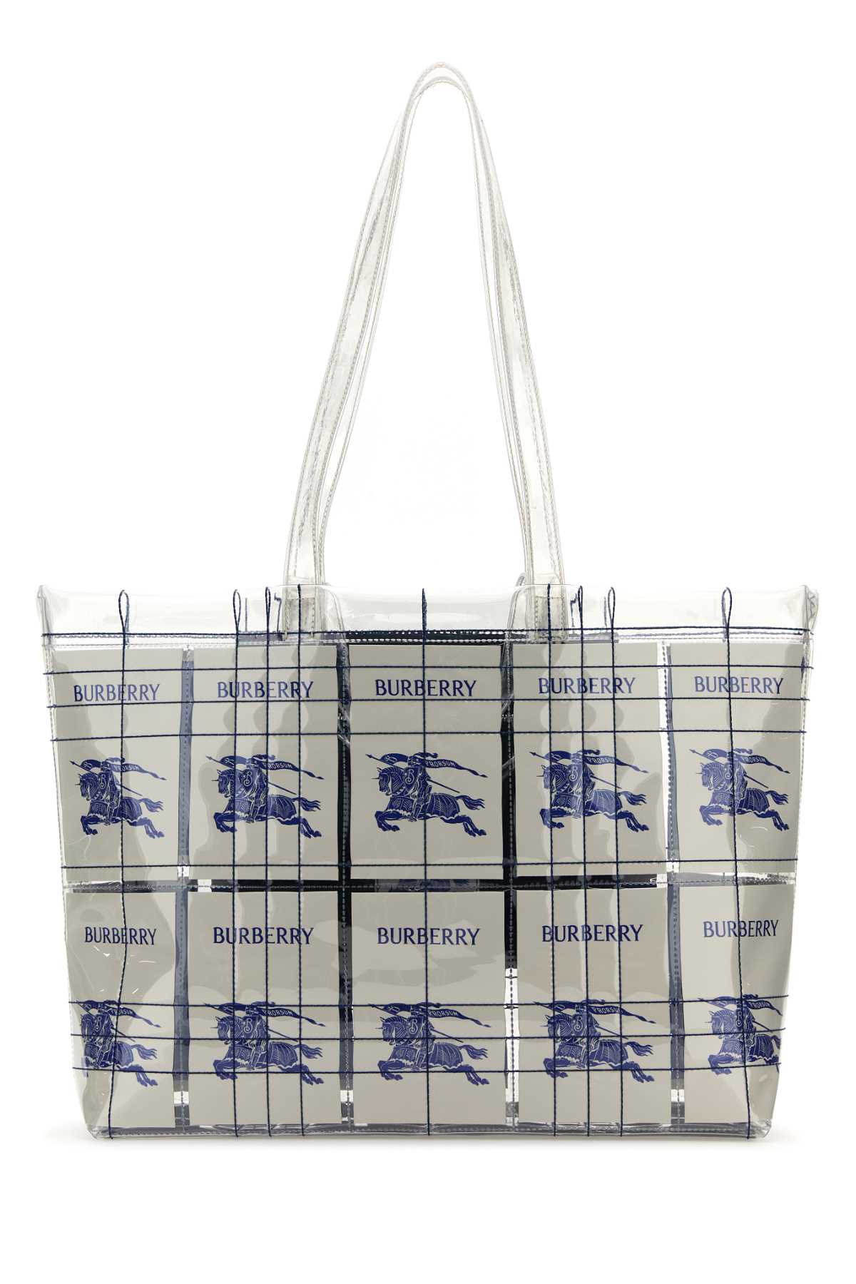 Burberry Men Embroidered Pvc Shopping Bag DestGlow