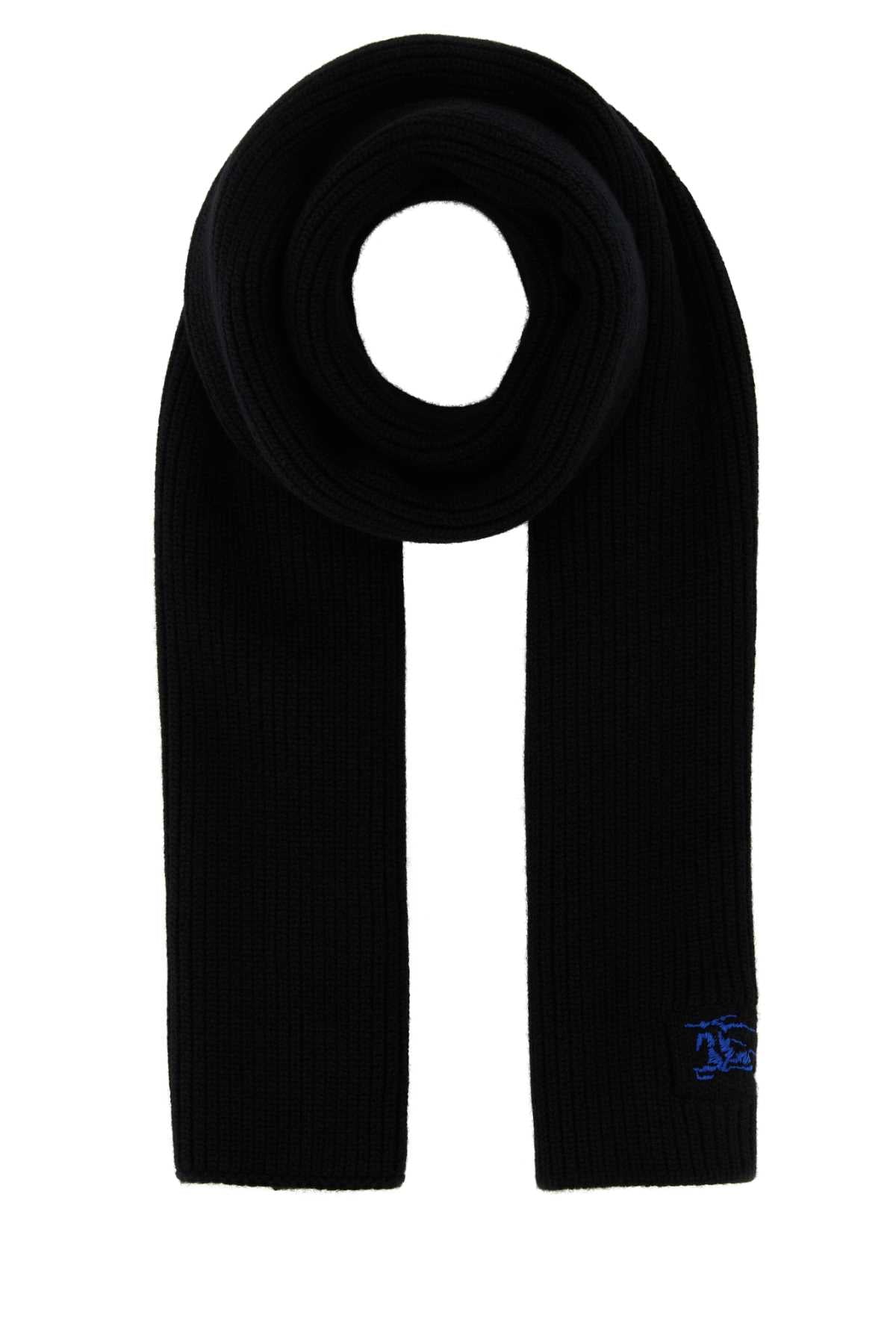 Burberry Women Black Cashmere Scarf DestGlow