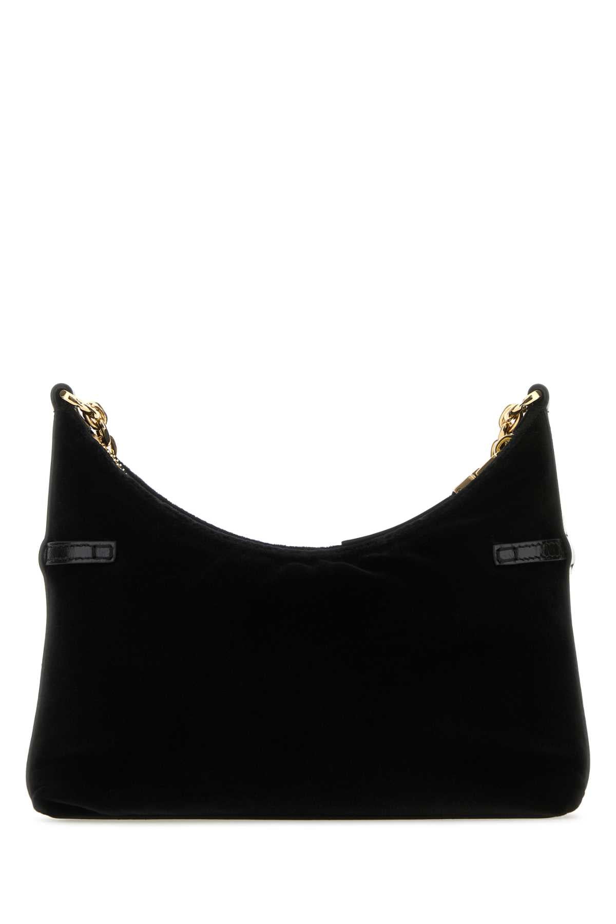 Givenchy Women Black Velvet Voyou Party Shoulder Bag DestGlow