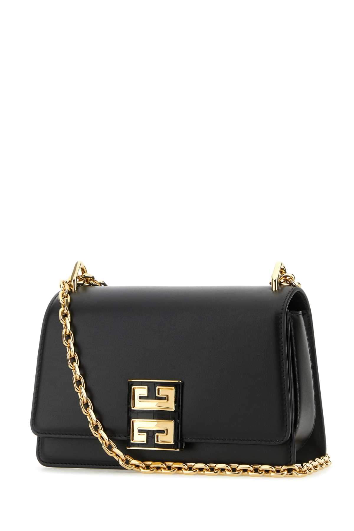 Givenchy Women Black Leather Small 4G Shoulder Bag DestGlow