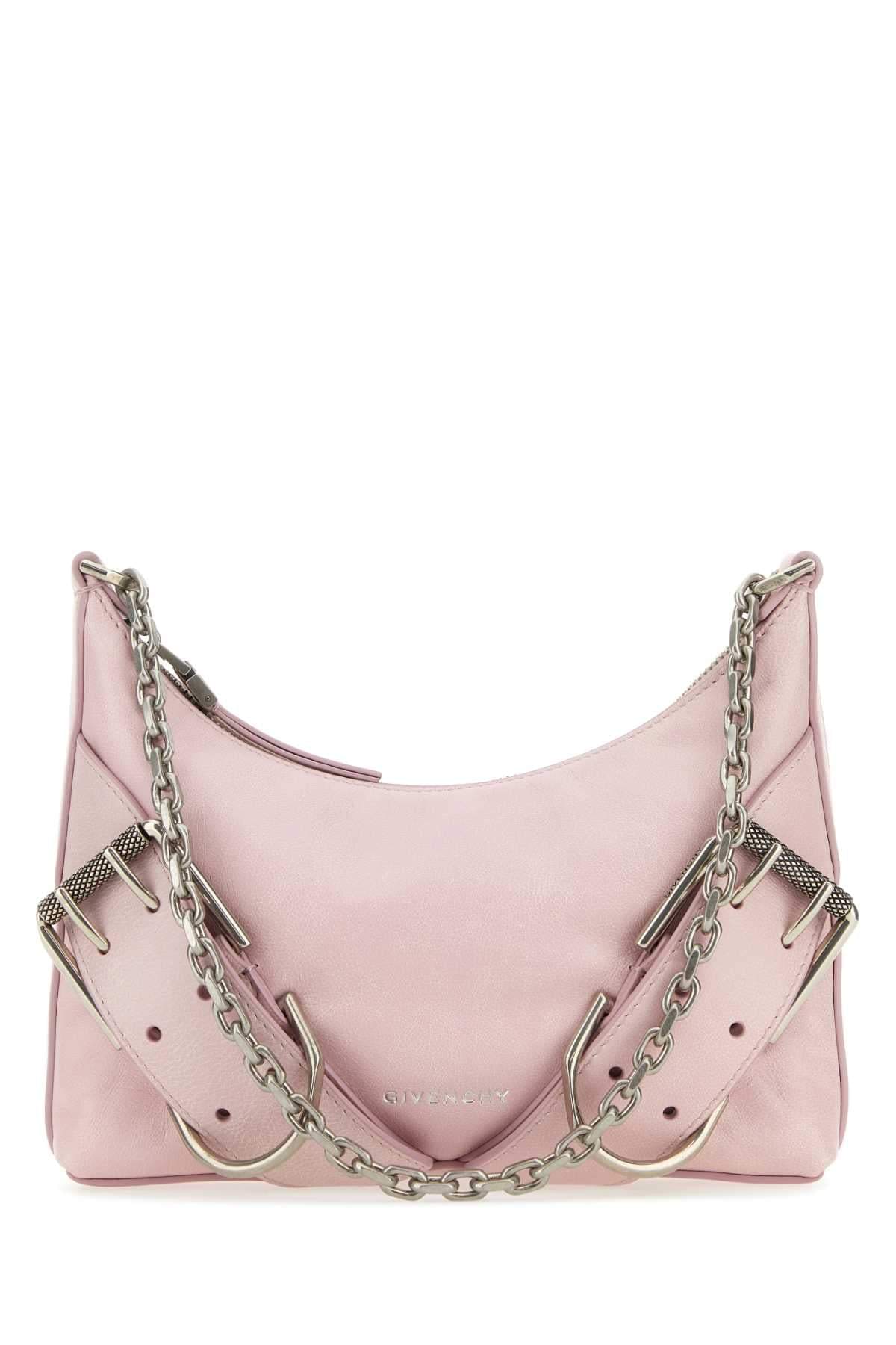 Givenchy Women Pastel Pink Leather Voyou Boyfriend Party Shoulder Bag DestGlow