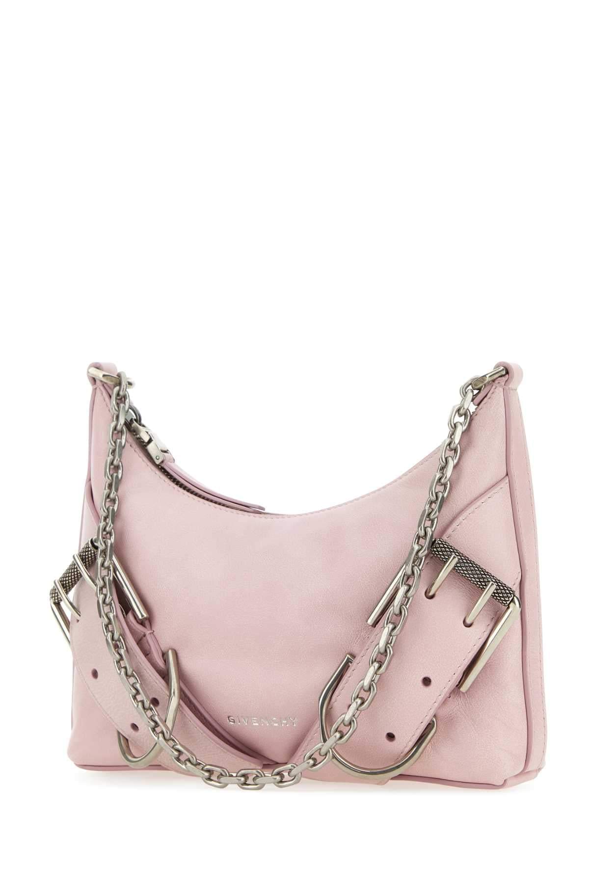 Givenchy Women Pastel Pink Leather Voyou Boyfriend Party Shoulder Bag DestGlow