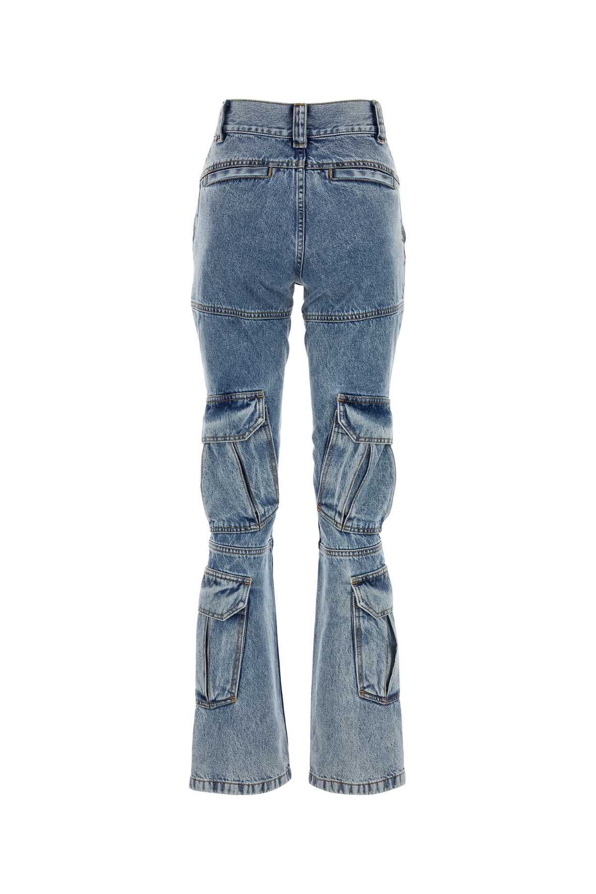 Givenchy Women Denim Cargo Jeans DestGlow